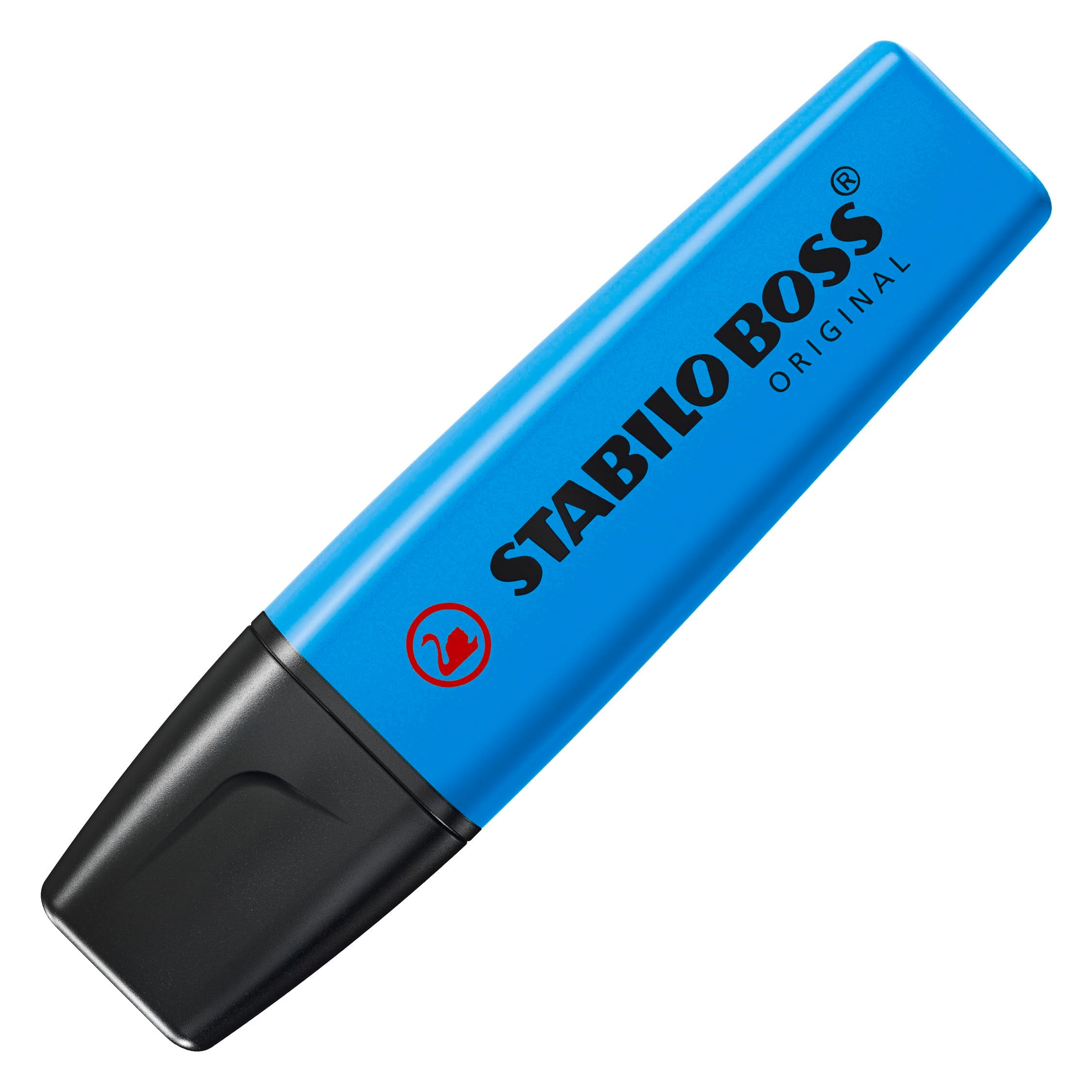 STABILO BOSS ORIGINAL Highlighter - Pack of 6 Assorted Colours | 2mm & 5mm Line Widths | 4 Hour Cap-Off Time