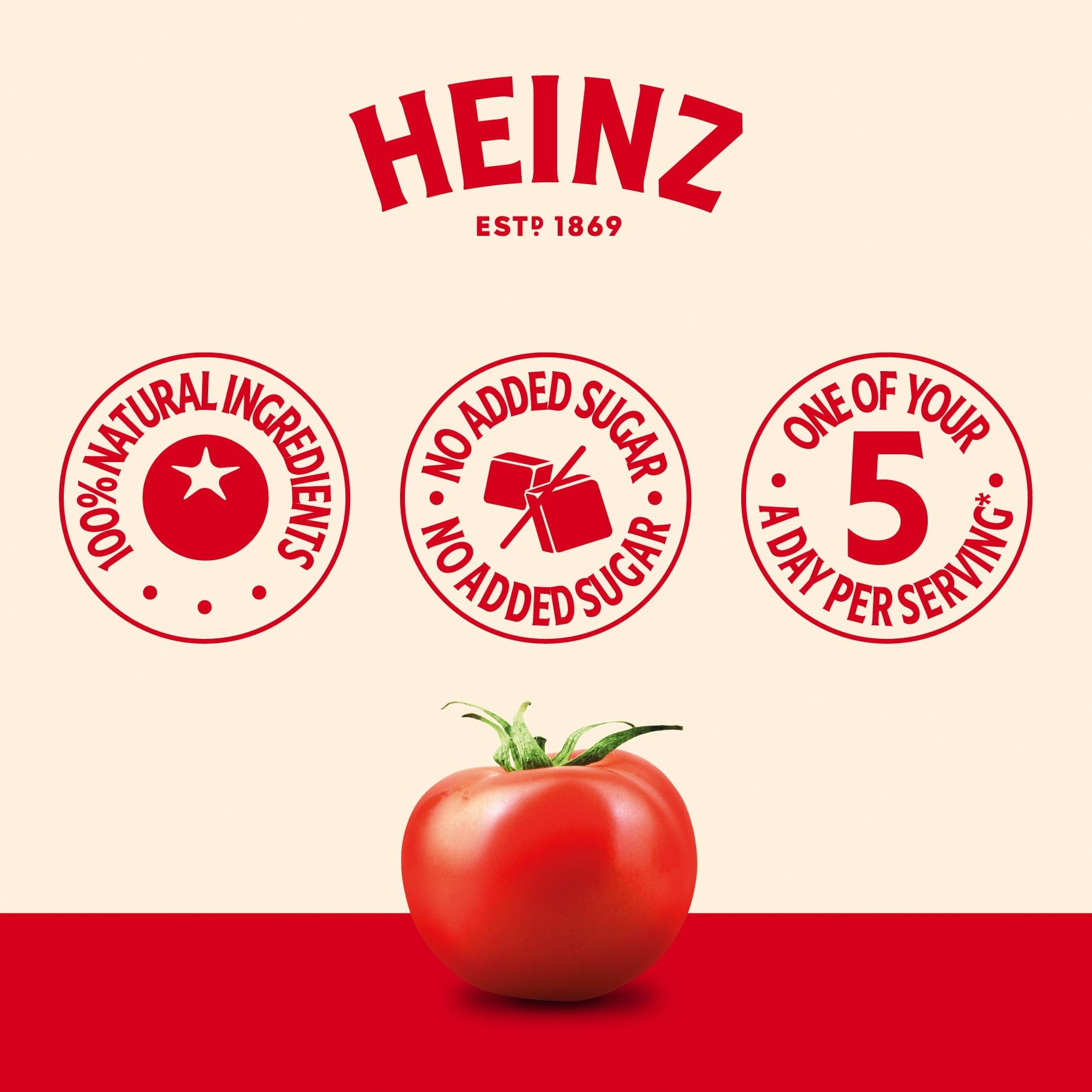 Heinz Cherry Tomato & Basil Pasta Sauce 350g 4