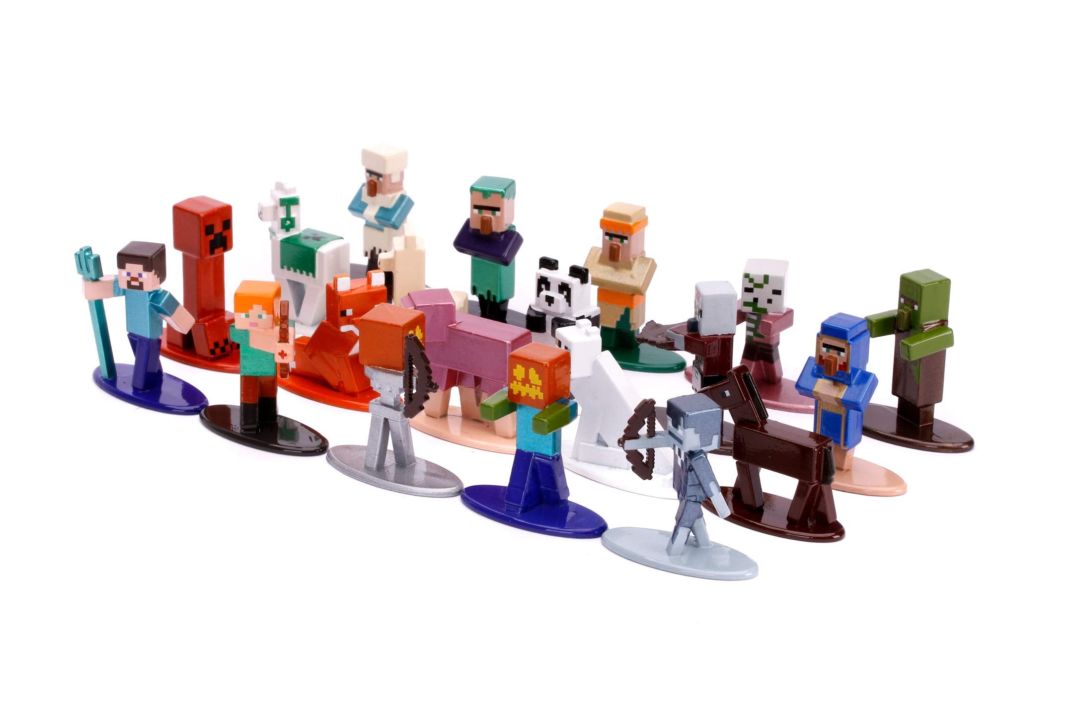 Jada Minecraft Wave 7 - 20-Pack Die-Cast Mini Collectible Figures