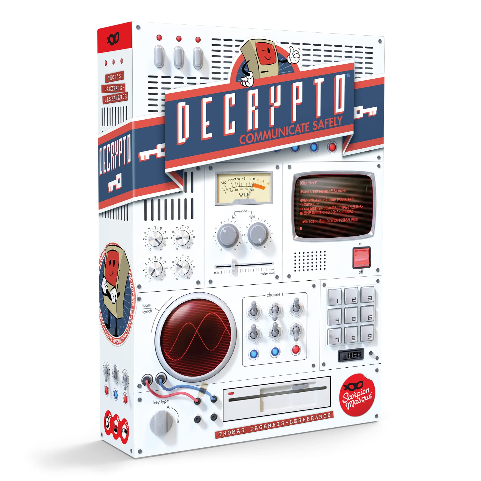 Scorpion Masqué Decrypto Game - Party Game for 3-8 Players | Ages 12+ | 30 Min Playtime