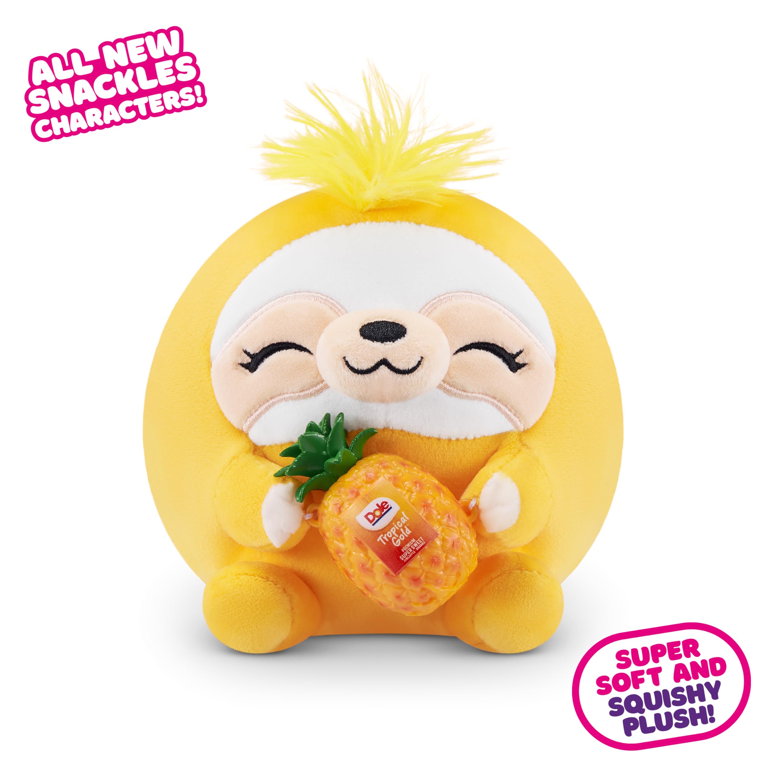 Snackles Series 2 Surprise Capsule Plush - 12.7 cm Mini Soft Doll | Random Assortment 3