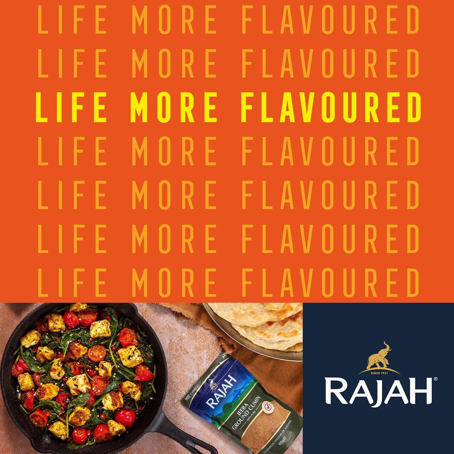 Rajah Ground Cumin Powder (Jeera) - 1kg Resealable Bag | 100% Pure & Vegetarian 2