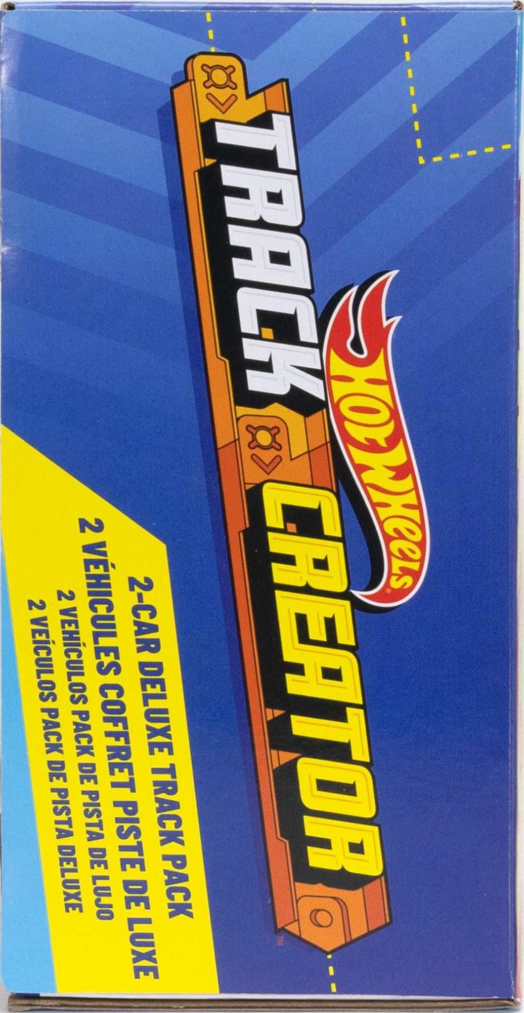 Hot Wheels Track Creator Deluxe Pack - 25 Feet Speed Snap Track with 2 Cars 6