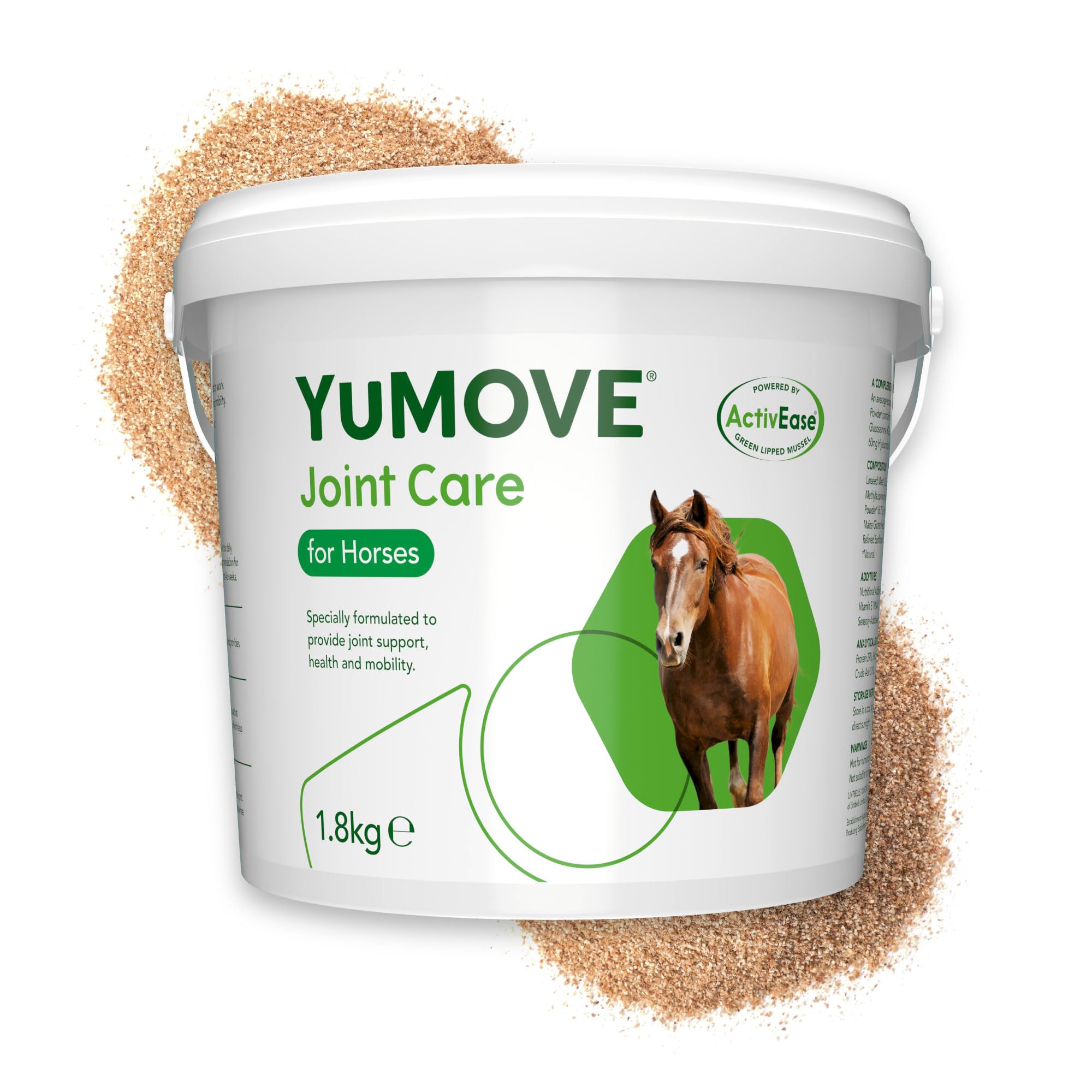YuMOVE Horse Joint Aid Supplement with Glucosamine, Chondroitin & Green Lipped Mussel | 1.8kg 1