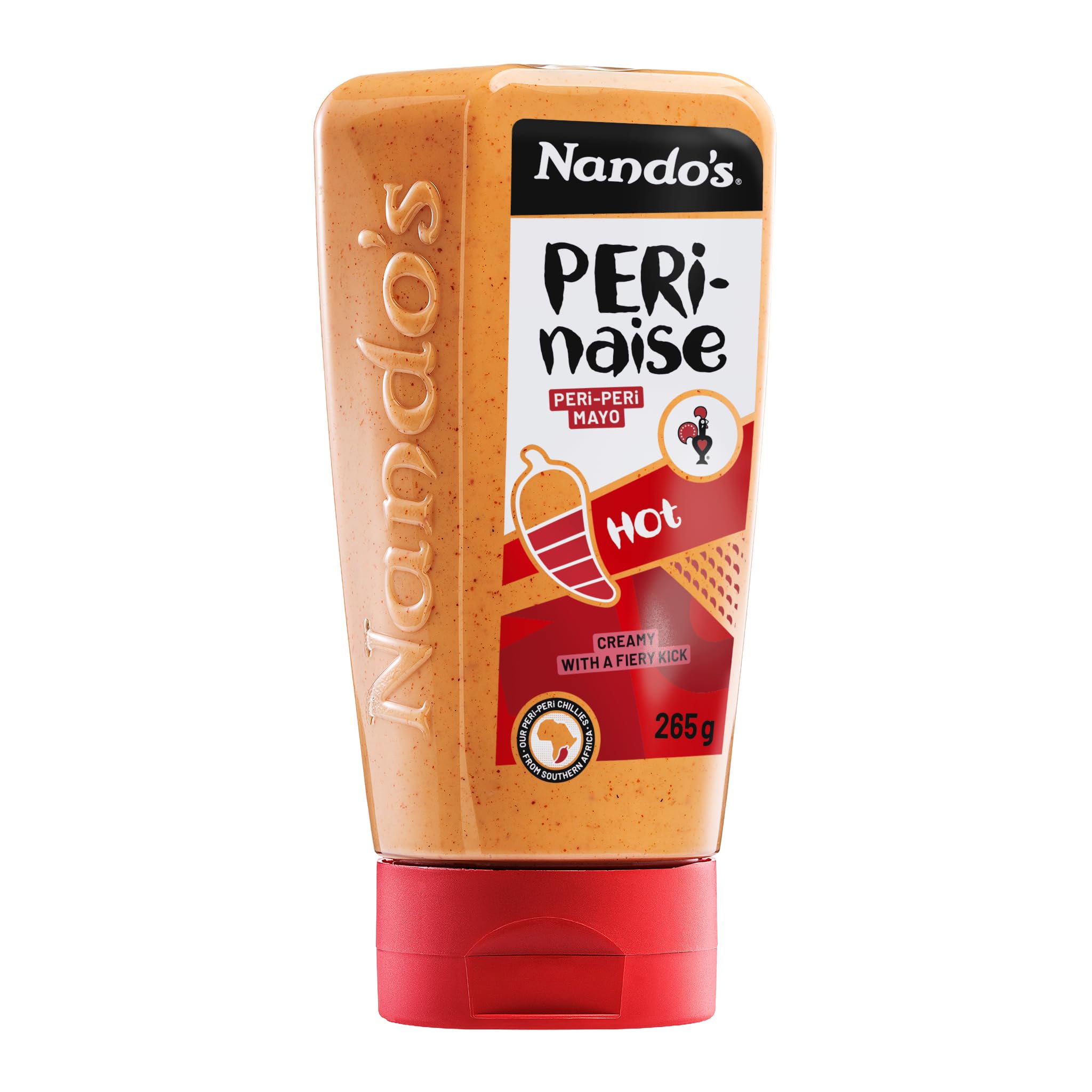 Nando's Hot Perinaise Peri-Peri Mayonnaise Squeezy Bottle - 265g