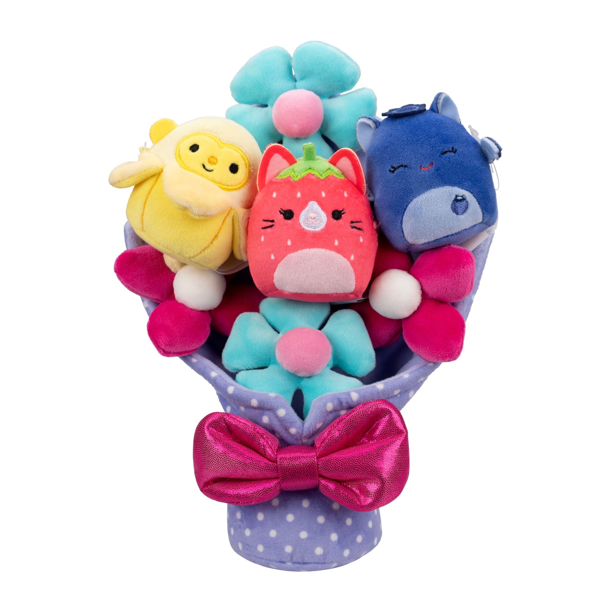 Squishmallows Micromallows Bouquet - 3 x 2.5-inch Plush Dolls | Classic Edition 1