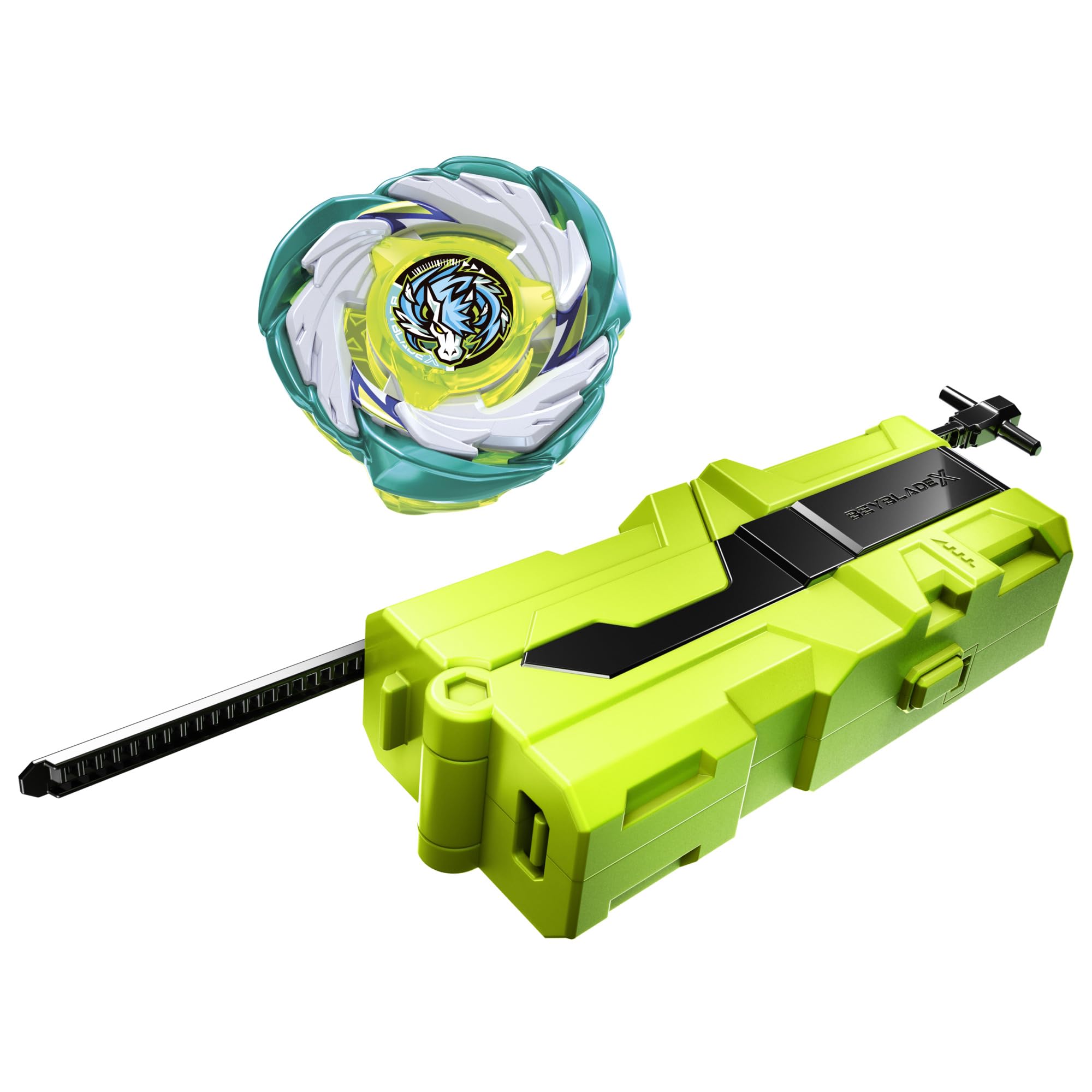 Hasbro Beyblade X Clip & Rip Launcher with Blast Pegasus A Tr Right-Spin Attack Top