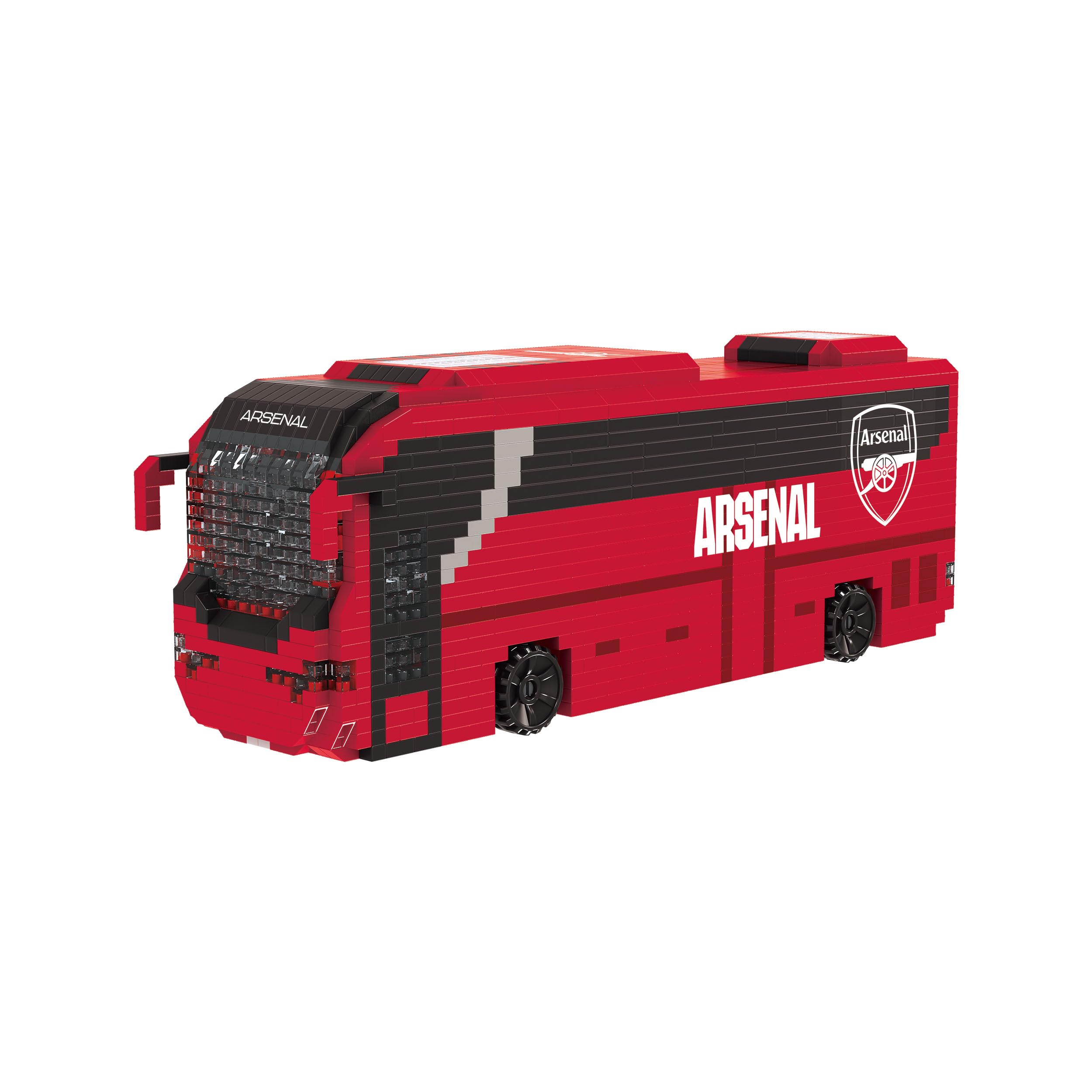 FOCO BRXLZ Arsenal FC Football Coach Building Set - 1347 Pieces, Ages 12+