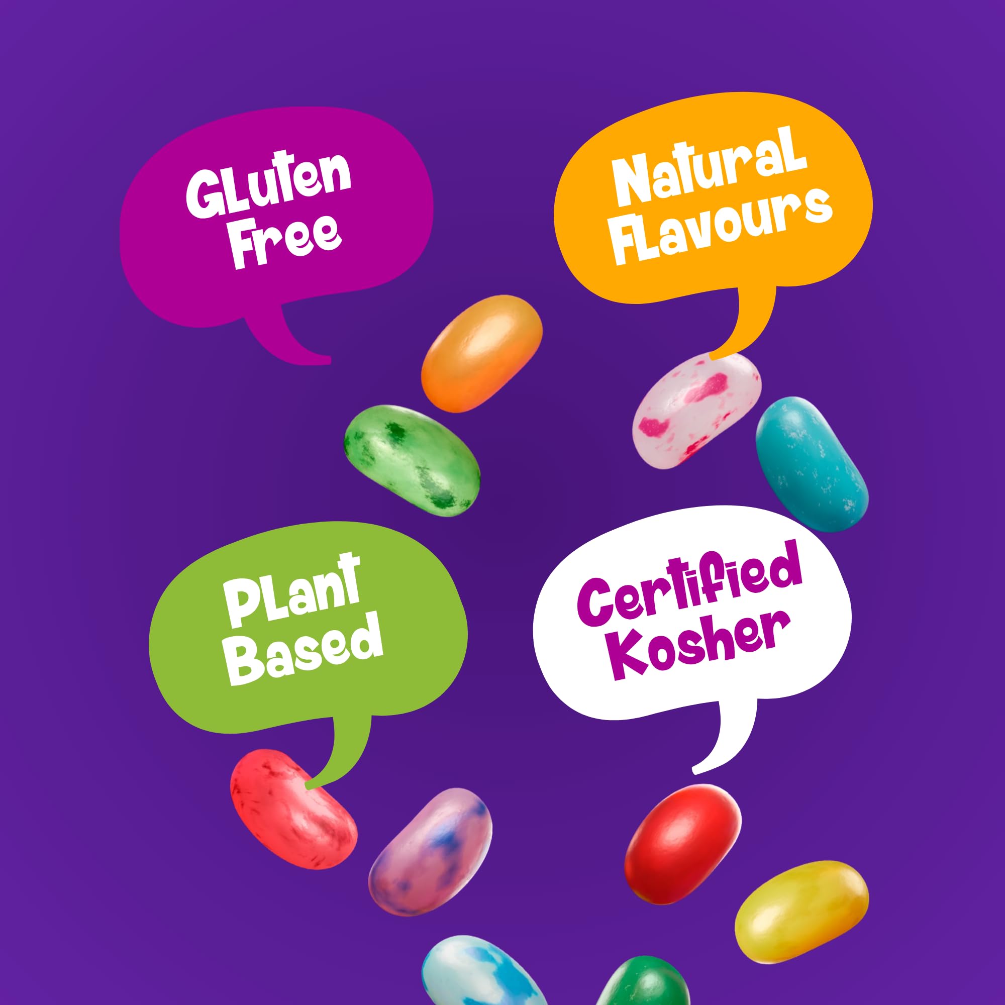 The Jelly Bean Factory - 900g Jar of Gourmet Jelly Beans, Gluten Free, Kosher, Natural Flavourings 5