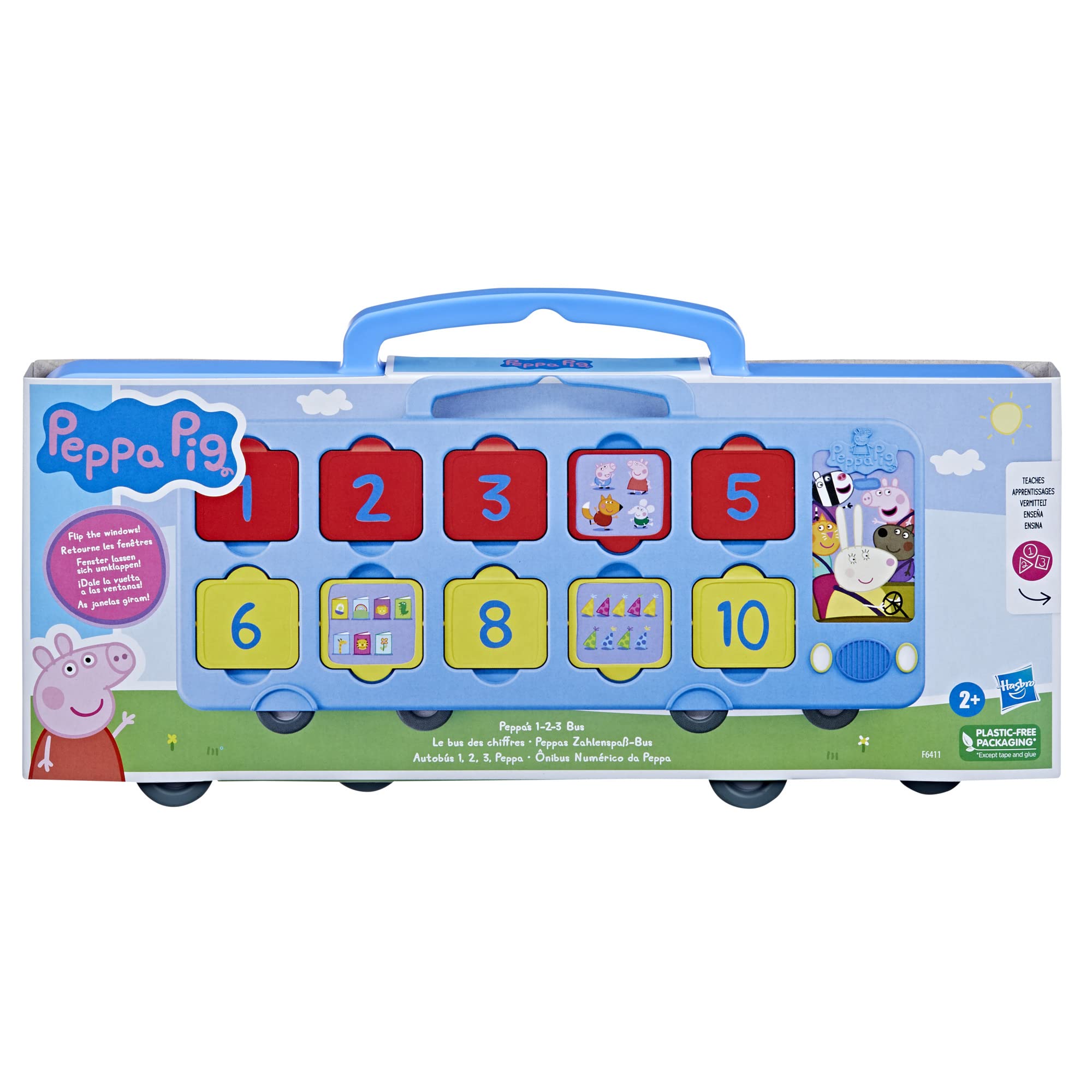 Peppa Pig Learn with Peppa Bus - Educational Counting Toy for Toddlers