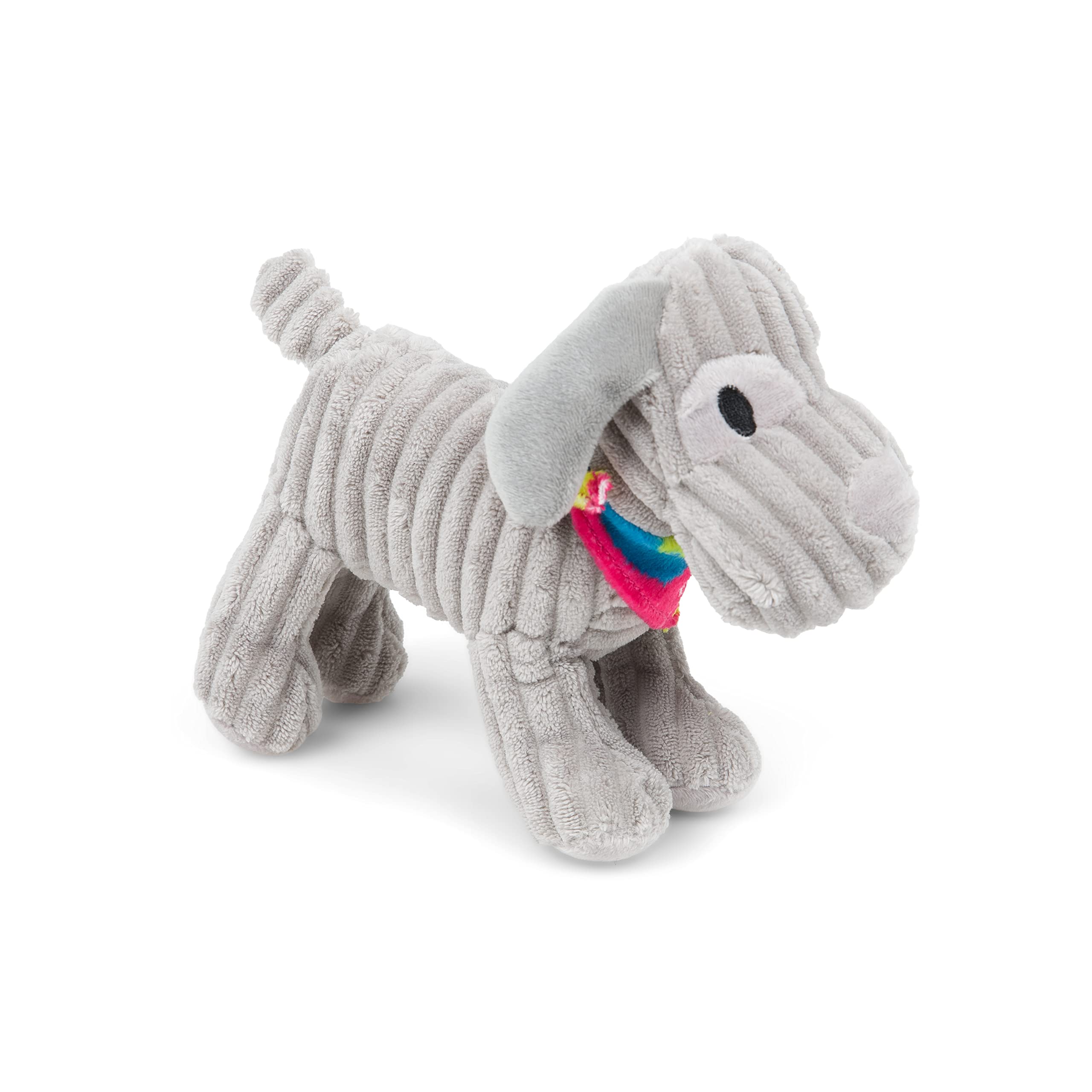 Petface Fun Freddi Cord Plush Dog Toy - Built-in Squeaker | 170x120x160mm | Pack of 1 2