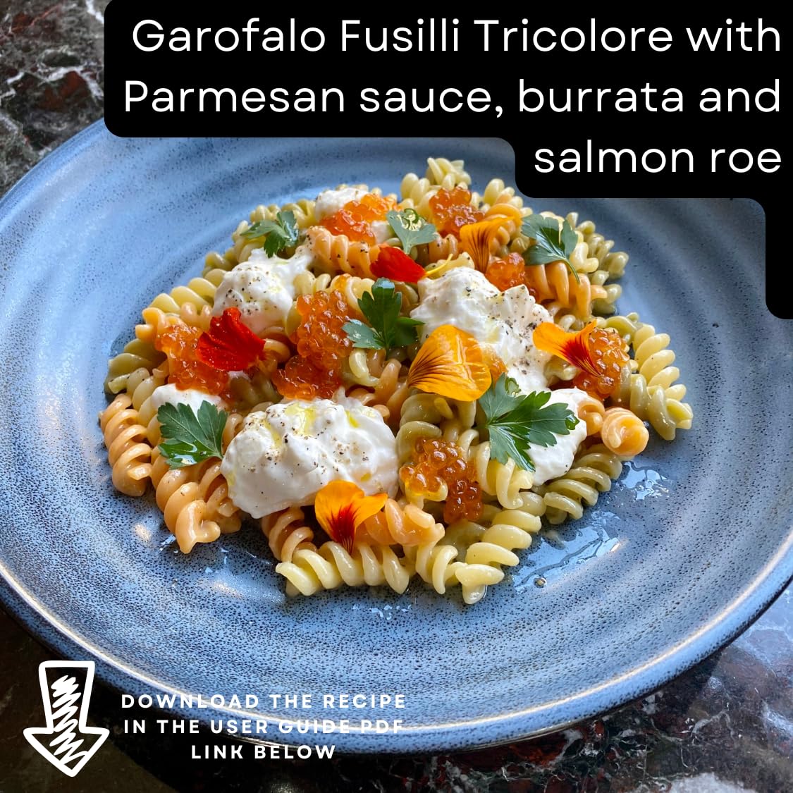 Garofalo Fusilli Tricolore Italian Dried Pasta with Spinach and Tomato | 500g | Bronze Die Cut 2