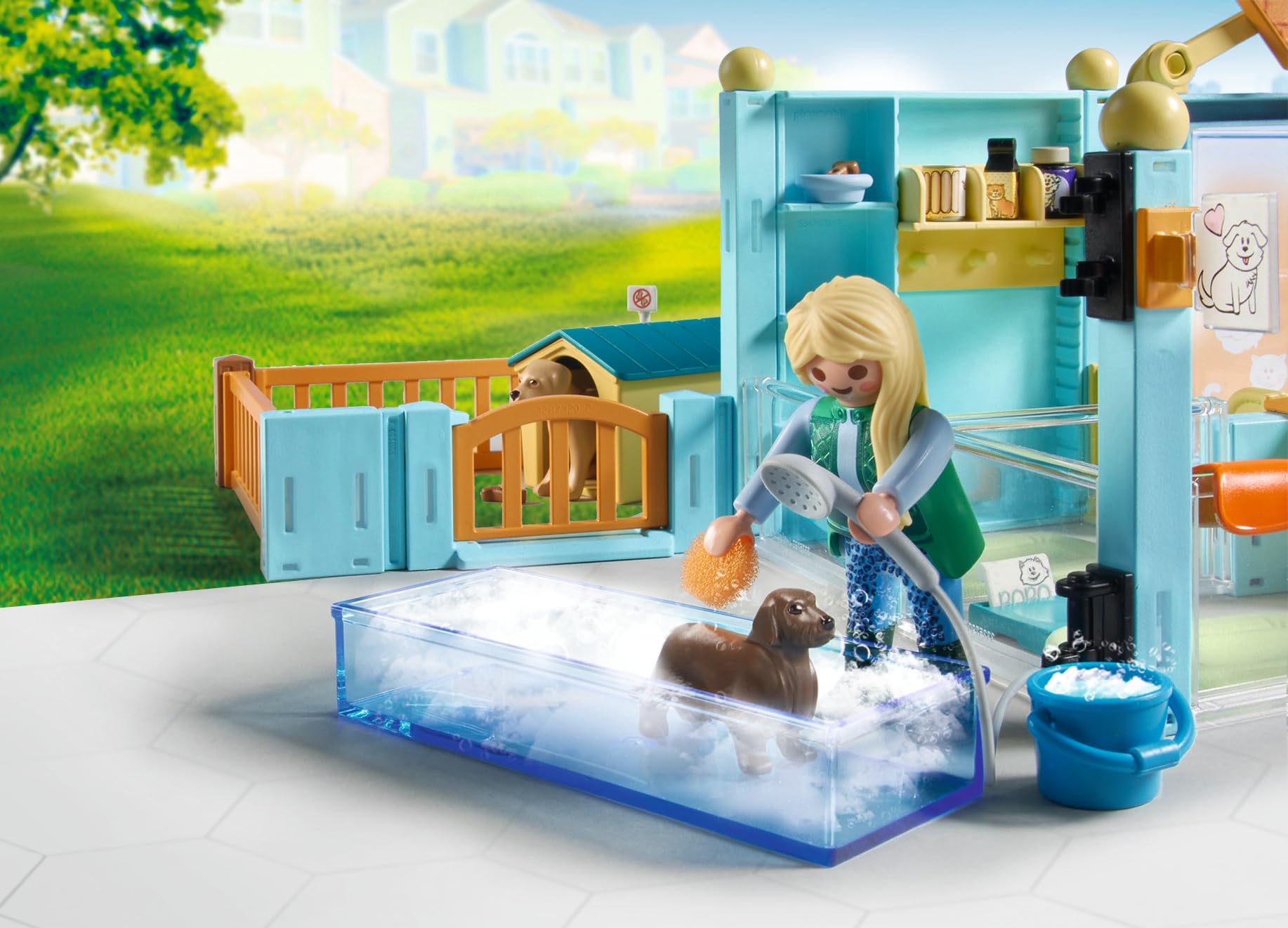 Playmobil My Life Animal Hotel Playset - 191-Piece Animal Figures Set for Kids 4+ 3