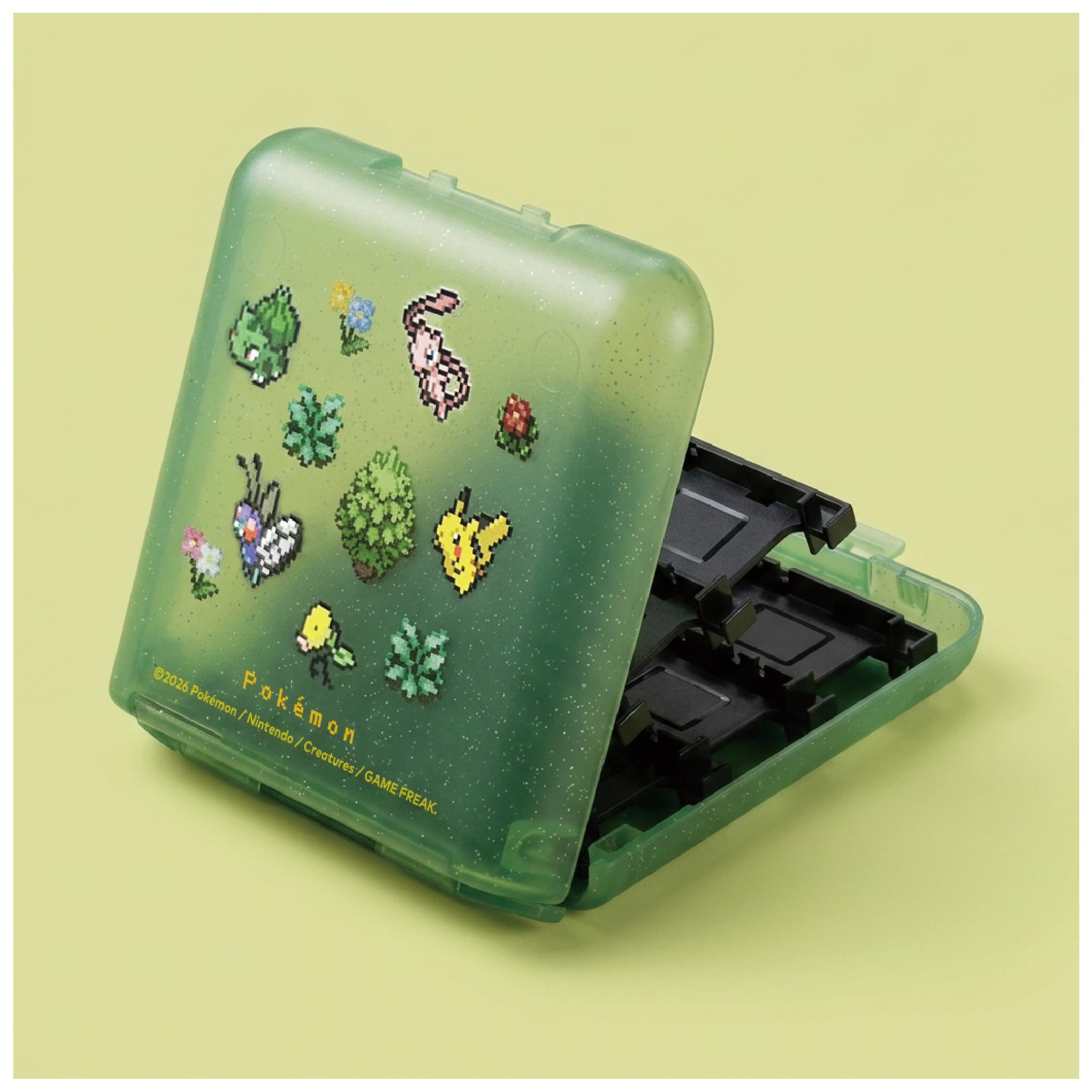 Hori 24-Game Card Case - Pokémon Pixel Green [Nintendo Switch]