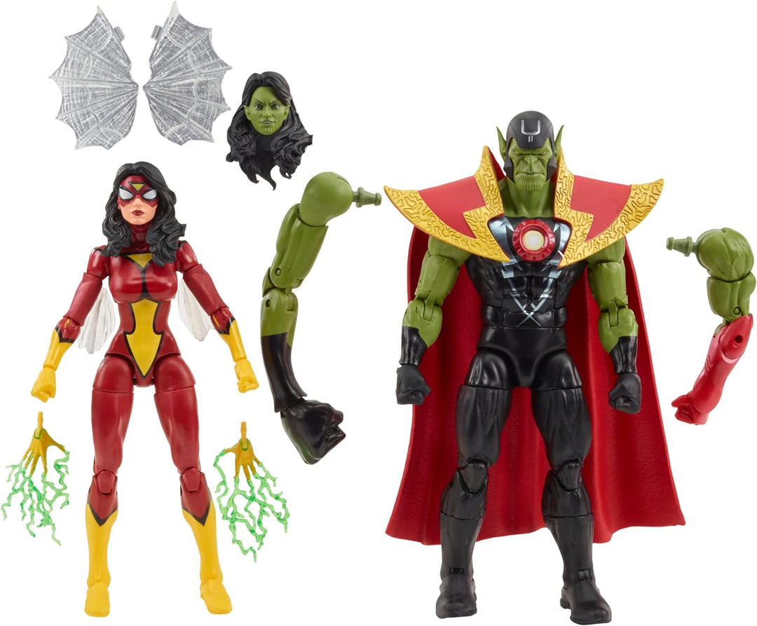 Hasbro Marvel Legends Series Avengers 60th Anniversary - Skrull Queen and Super-Skrull Action Figure Set (F7085)