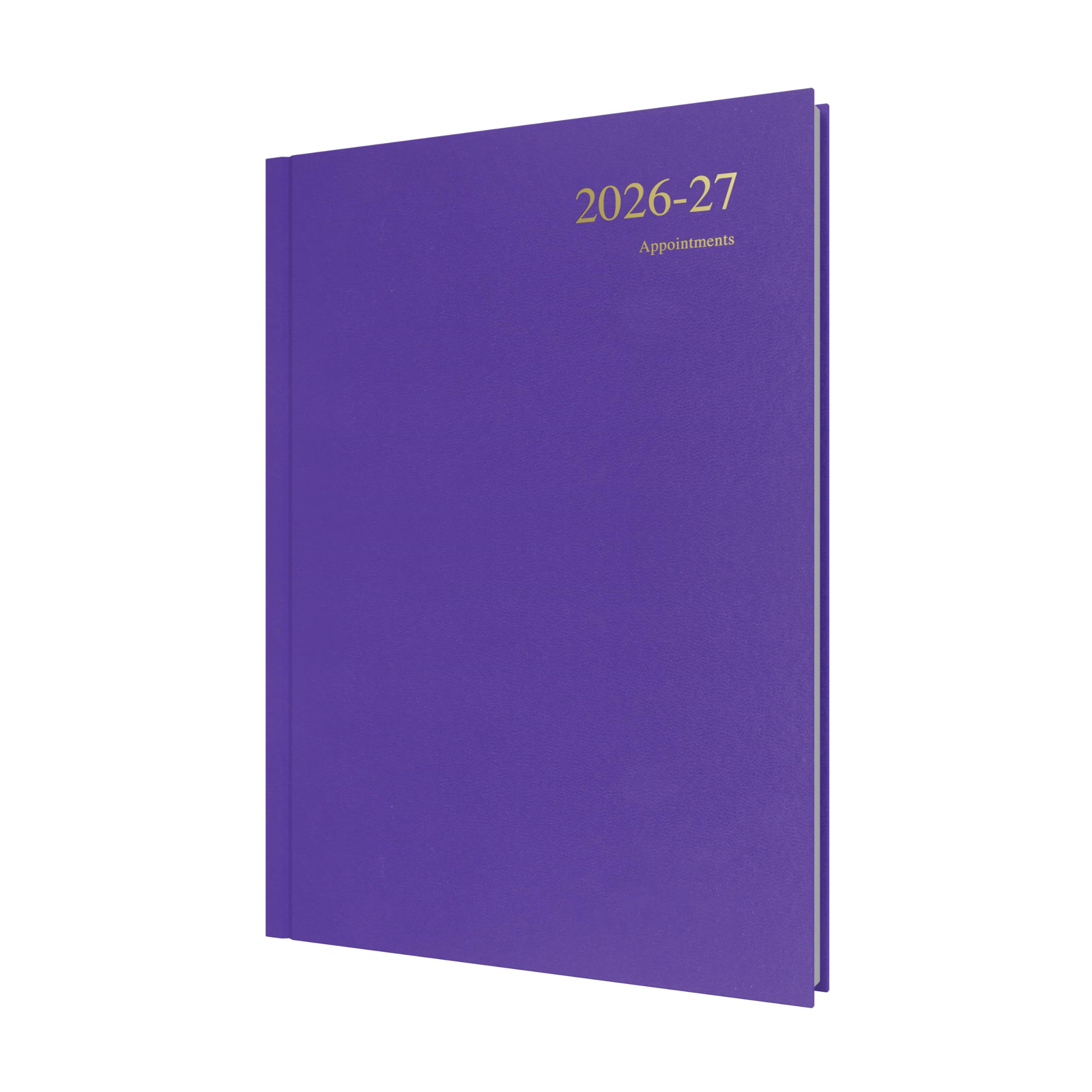 Collins 2026-2027 Essential Academic Year Planner - A4 Day-to-Page Organizer | Purple Hardcover