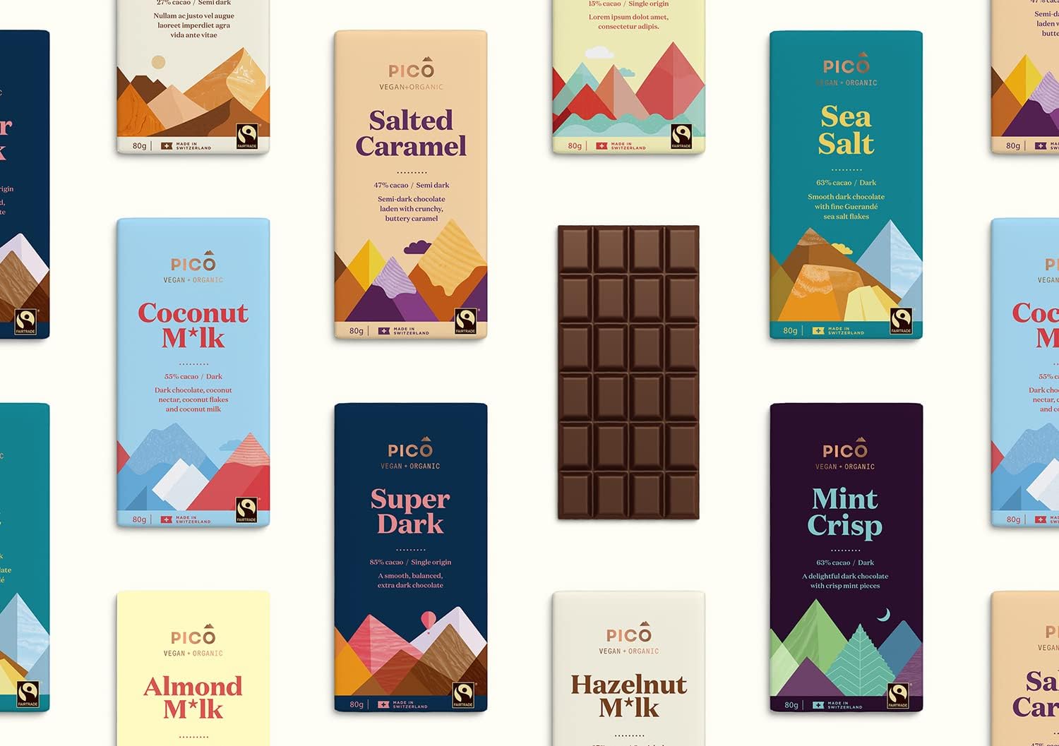 Pico Chocolate - Organic Super Dark Chocolate Bar 85% Cocoa, Vegan & Dairy-Free 4