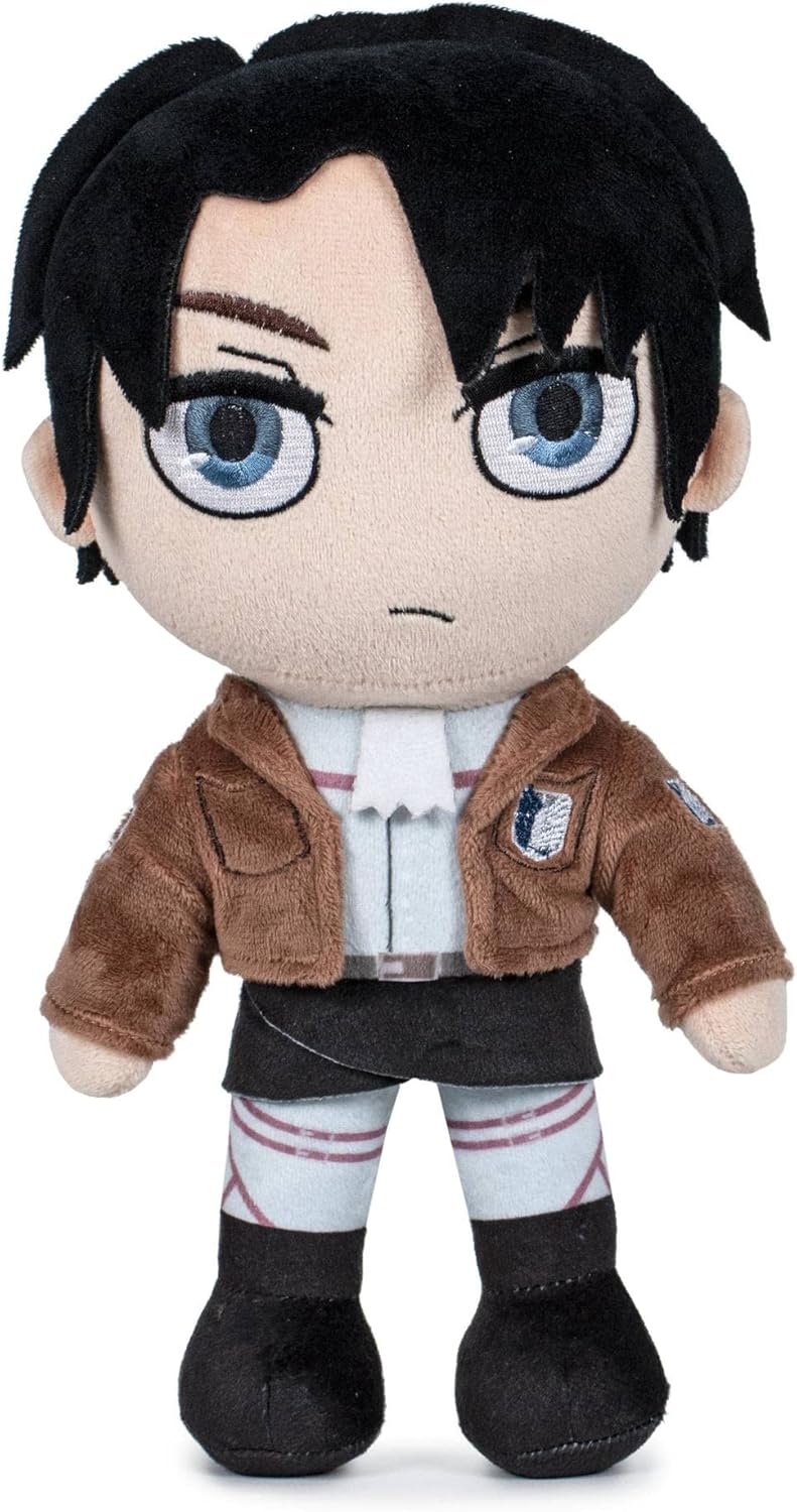 Play by Play Attack on Titan Levi Plush Toy - Anime Collectible for Ages 15 Months and Up