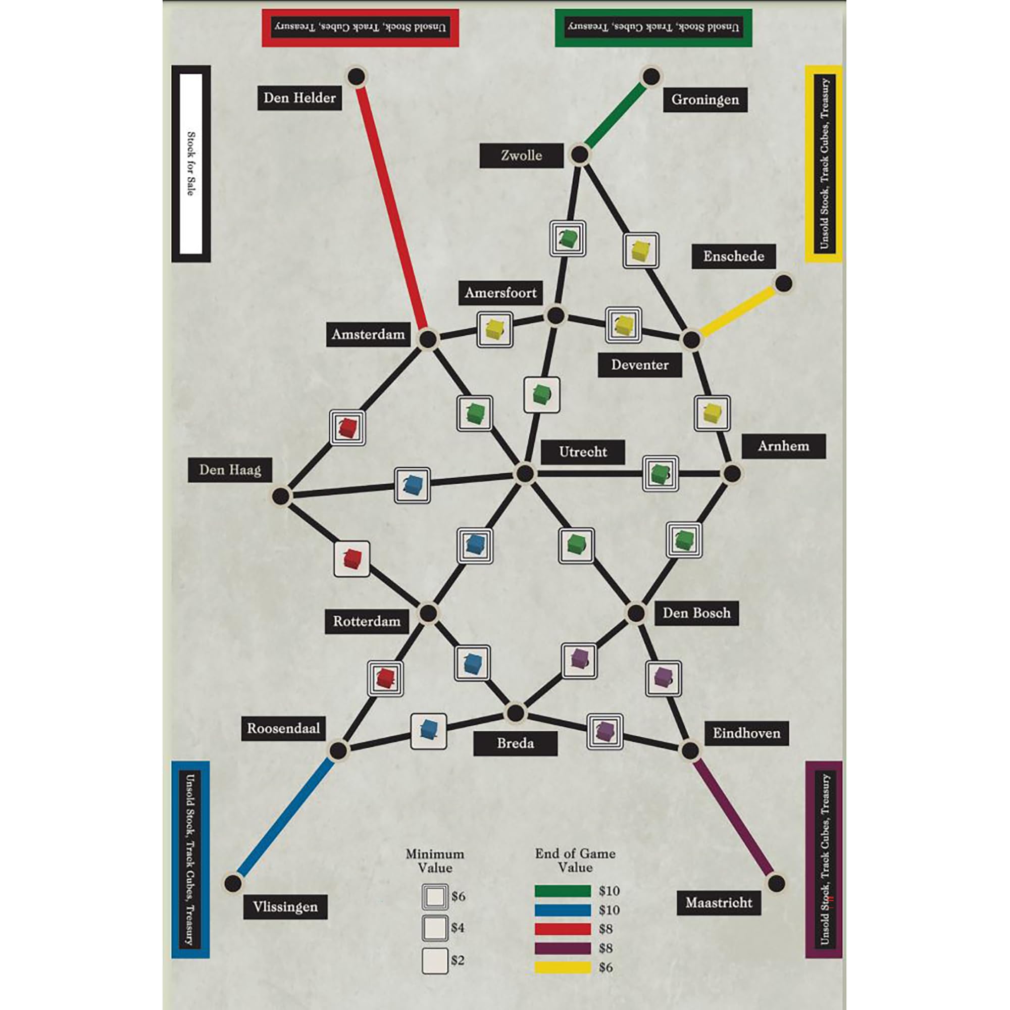 Rio Grande Games Dutch Intercity Strategy Board Game 4