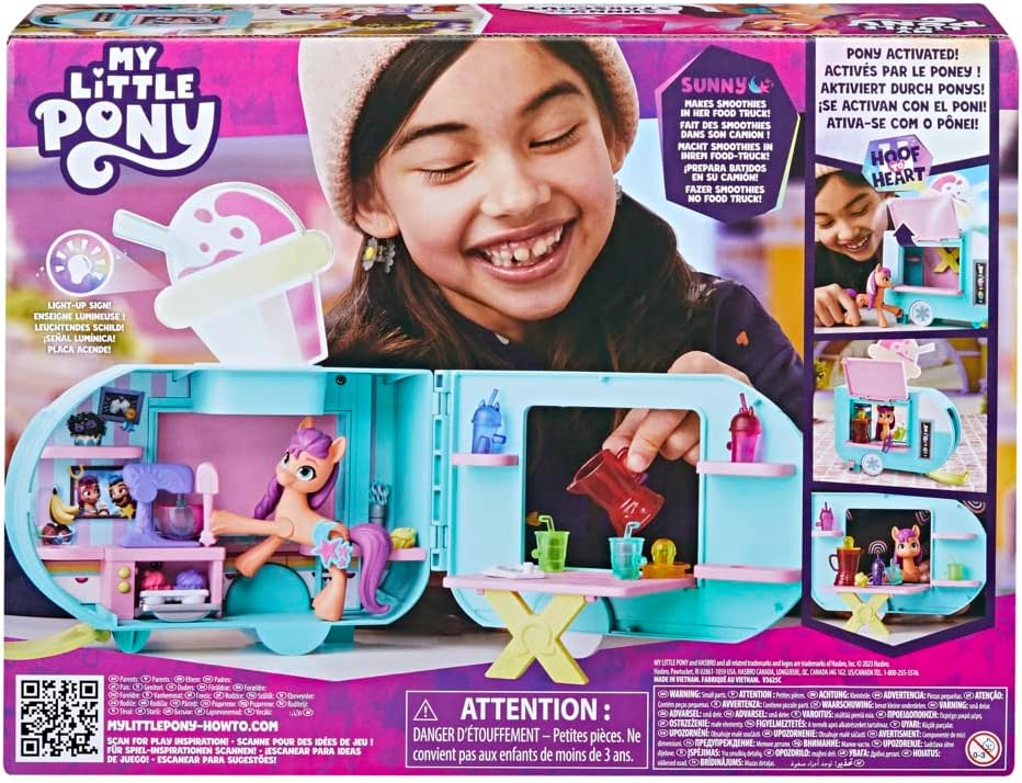 My Little Pony Sunny Starscout Smoothie Truck - Interactive Playset for Kids 5+ 6