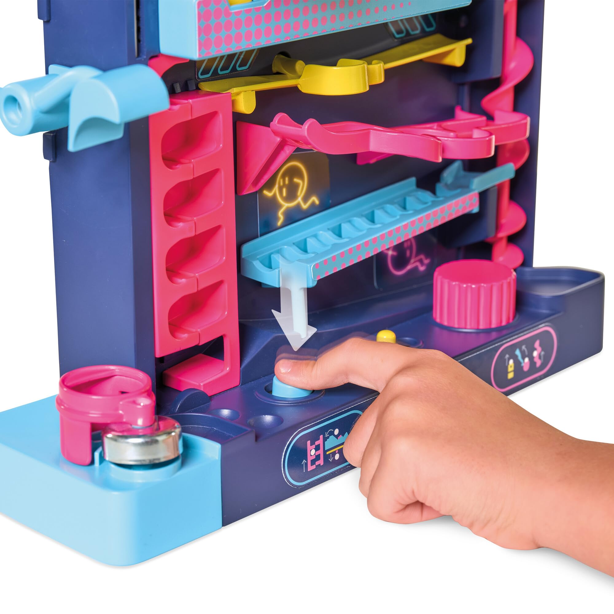 TOMY Screwball Scramble Level Up - Gravity Defying Vertical Obstacle Course Marble Run | Ages 5+ 5