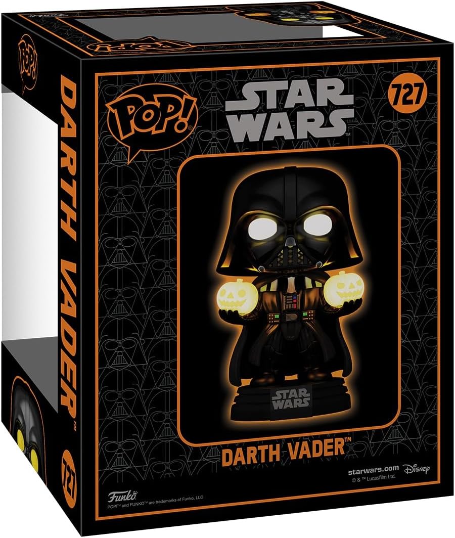 Funko Pop! Super Star Wars - Darth Vader Vinyl Figure with Lights & Sounds (SFX)