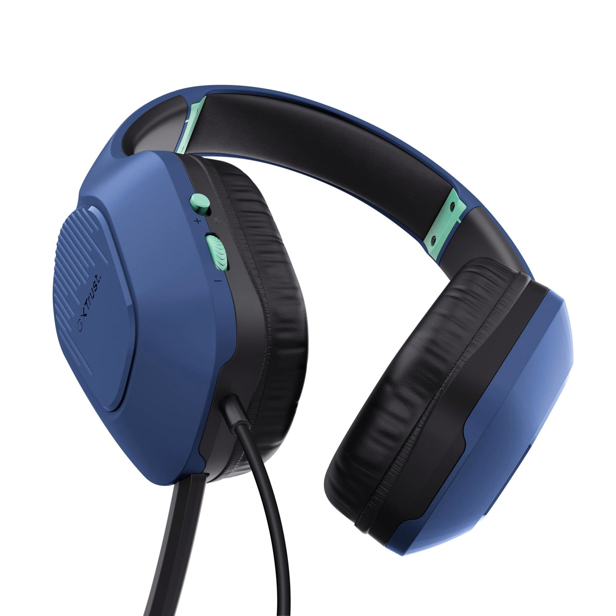 GXTrust Rayne Gaming Headset - 50mm Drivers, 3.5mm Jack, Blue