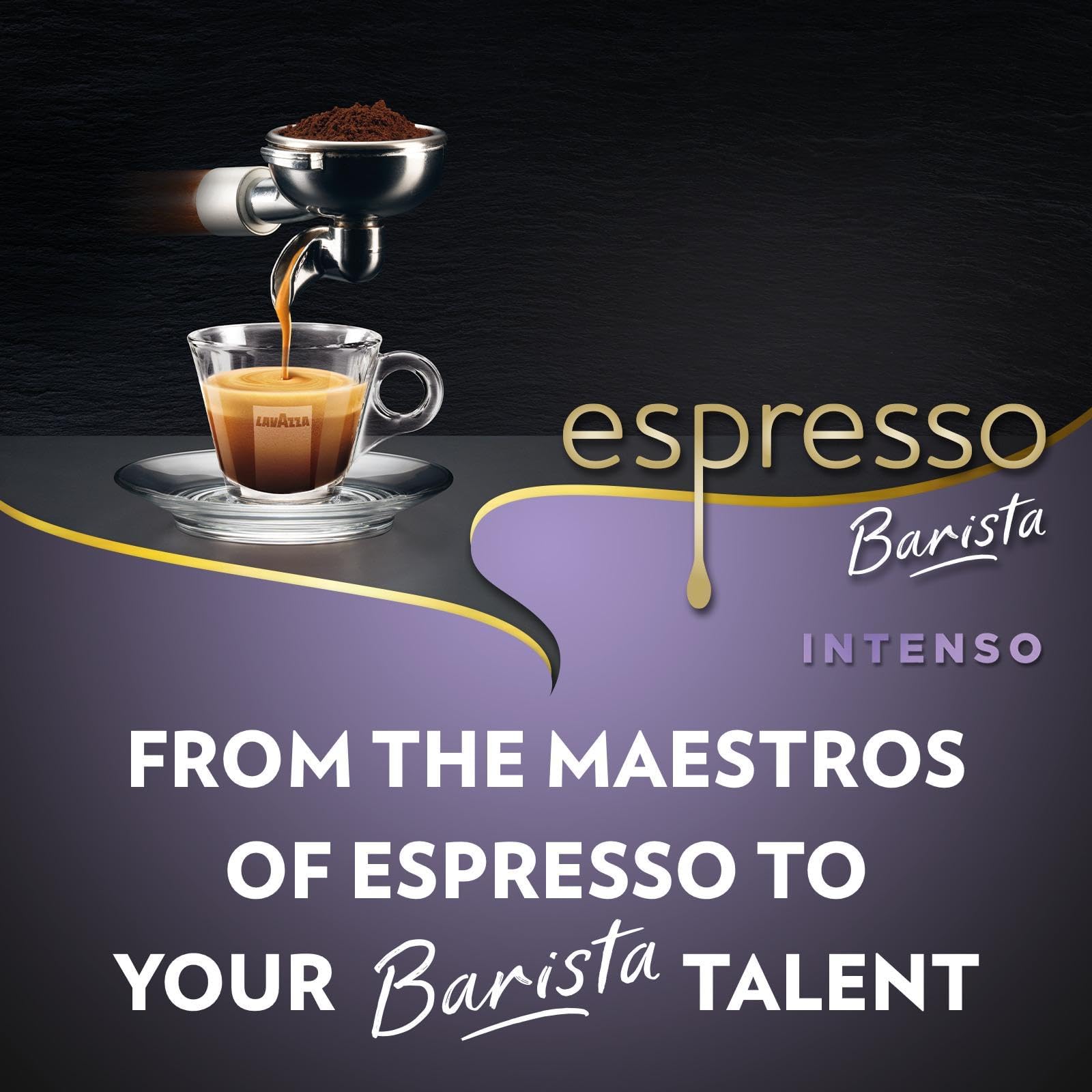 Lavazza Espresso Barista Intenso Ground Coffee - Intense Flavor | Cocoa & Wood Notes | 250g 2