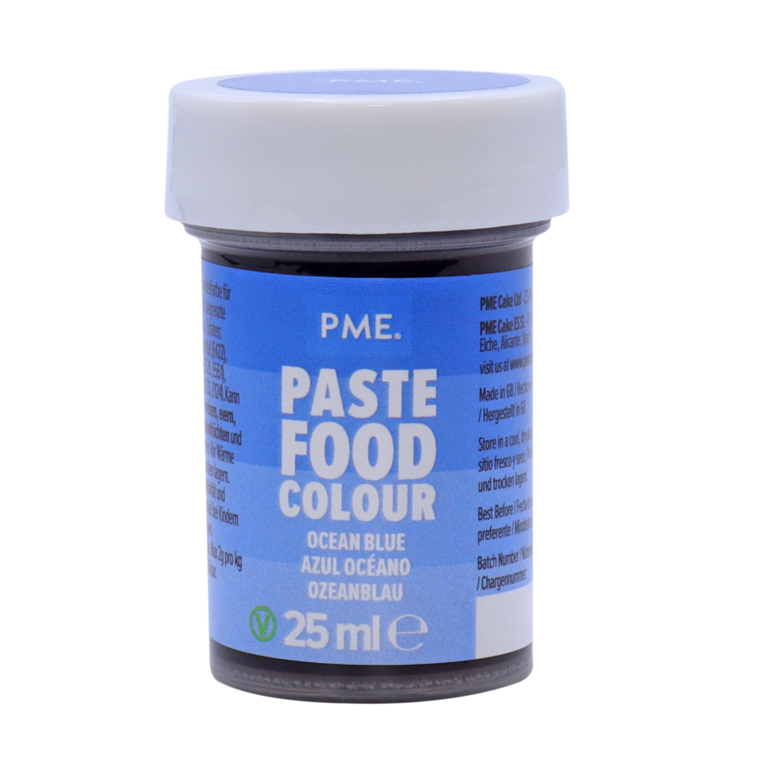 PME Paste Food Colouring - Ocean Blue | Concentrated Gel Paste | 25g Tub 1