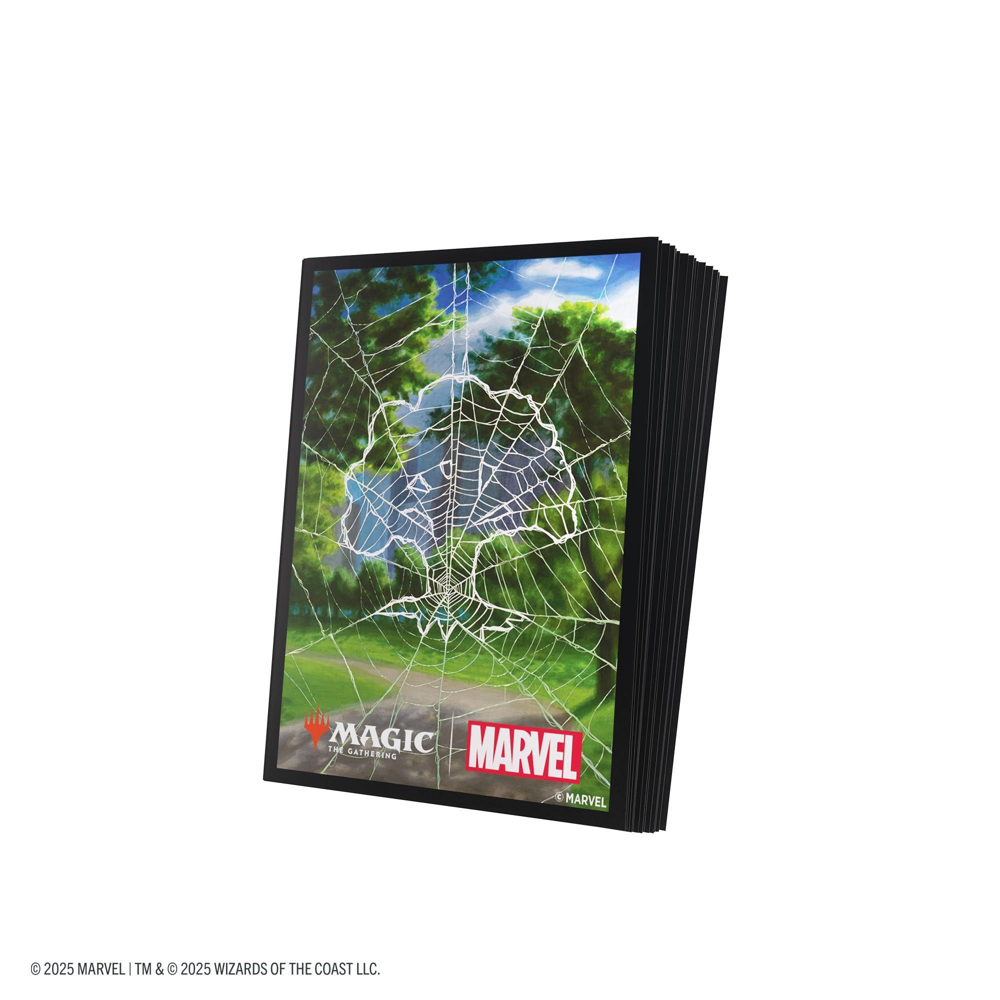Gamegenic Premium Art Sleeves - Spider-Man Forest | Matte Back, Clear Front | 105 Count
