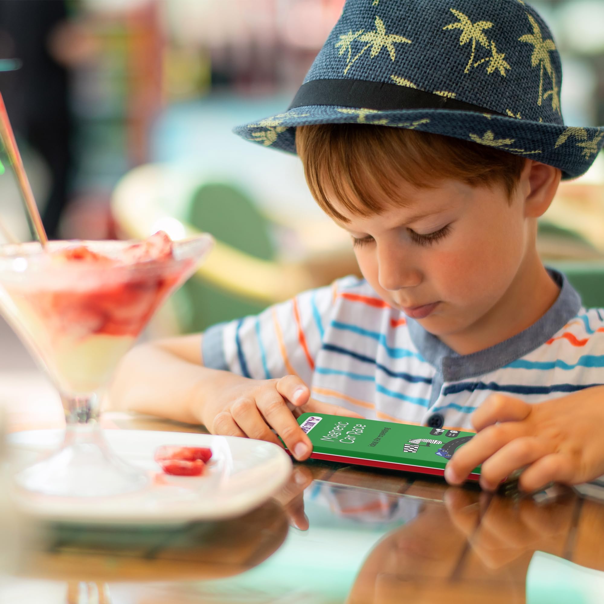 The Purple Cow Car Race Magnetic Travel Game 3