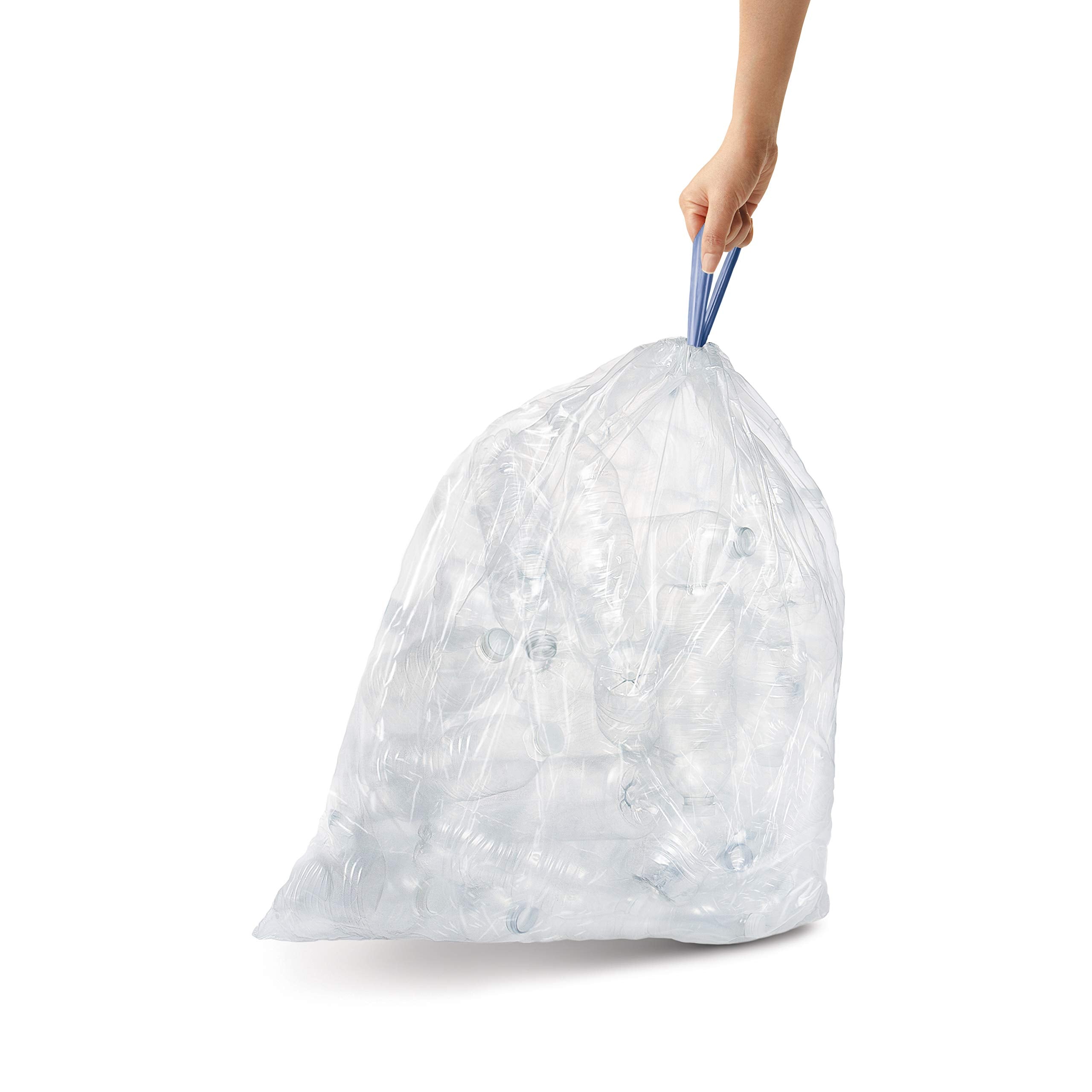 simplehuman CW0251 Code B Custom Fit Bin Liner Bulk Pack, White (3 Packs of 30, 90 Total Liners) 4