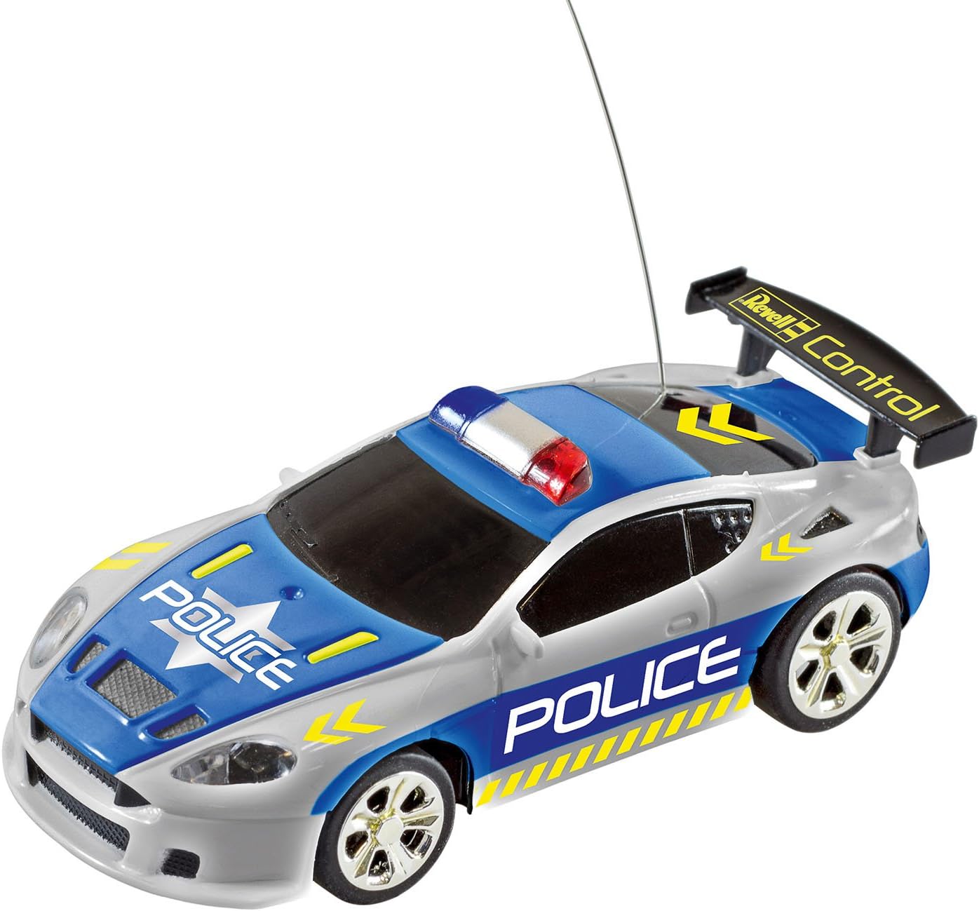 Revell 23559 Mini RC Police Car - 27MHz Remote Control with LED Lights, Fast Charging, Long Play Time 6