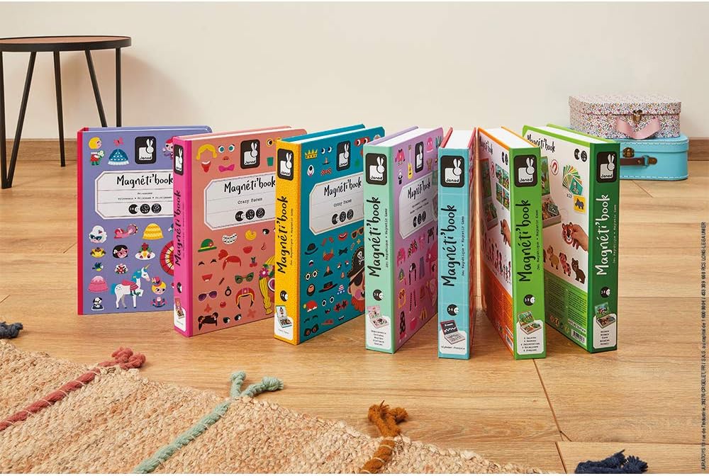 Janod J02719 Magneti'Book Costumes Magnetic Playset - Educational Game for Kids 3-8 Years 9