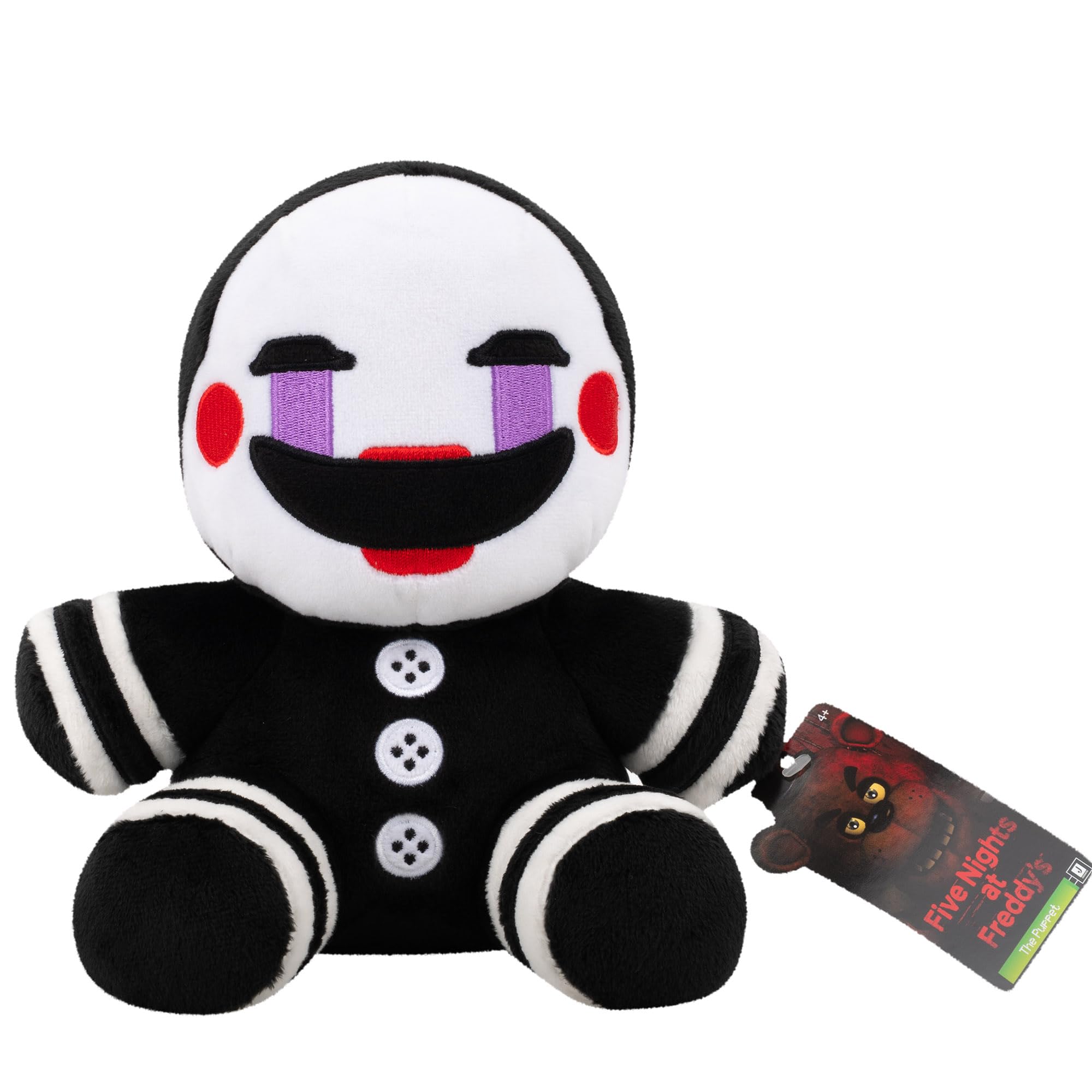 Five Nights at Freddy's The Puppet Plush - 8-Inch Glow-in-the-Dark Eyes Plush Toy 4