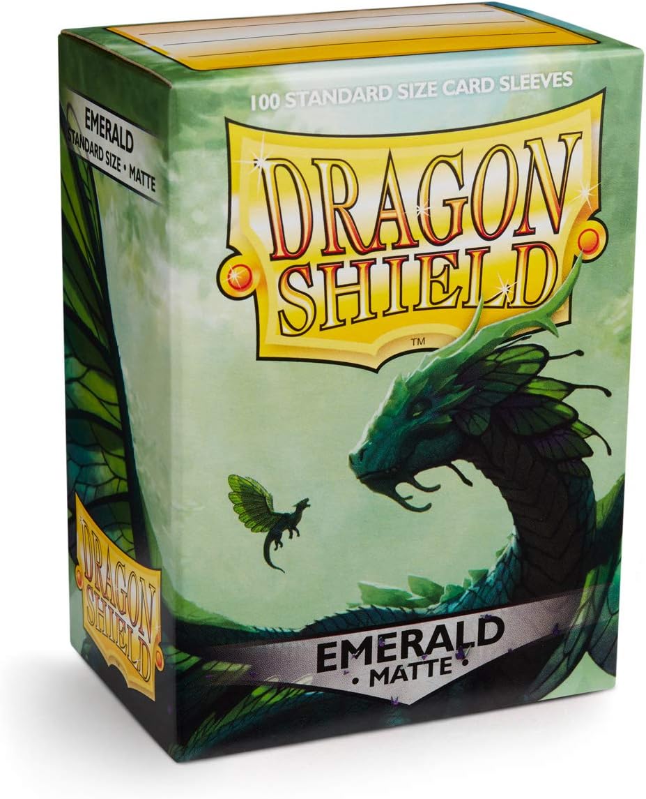 Arcane Tinmen Dragon Shield Matte Sleeves - Emerald (100ct in Box)