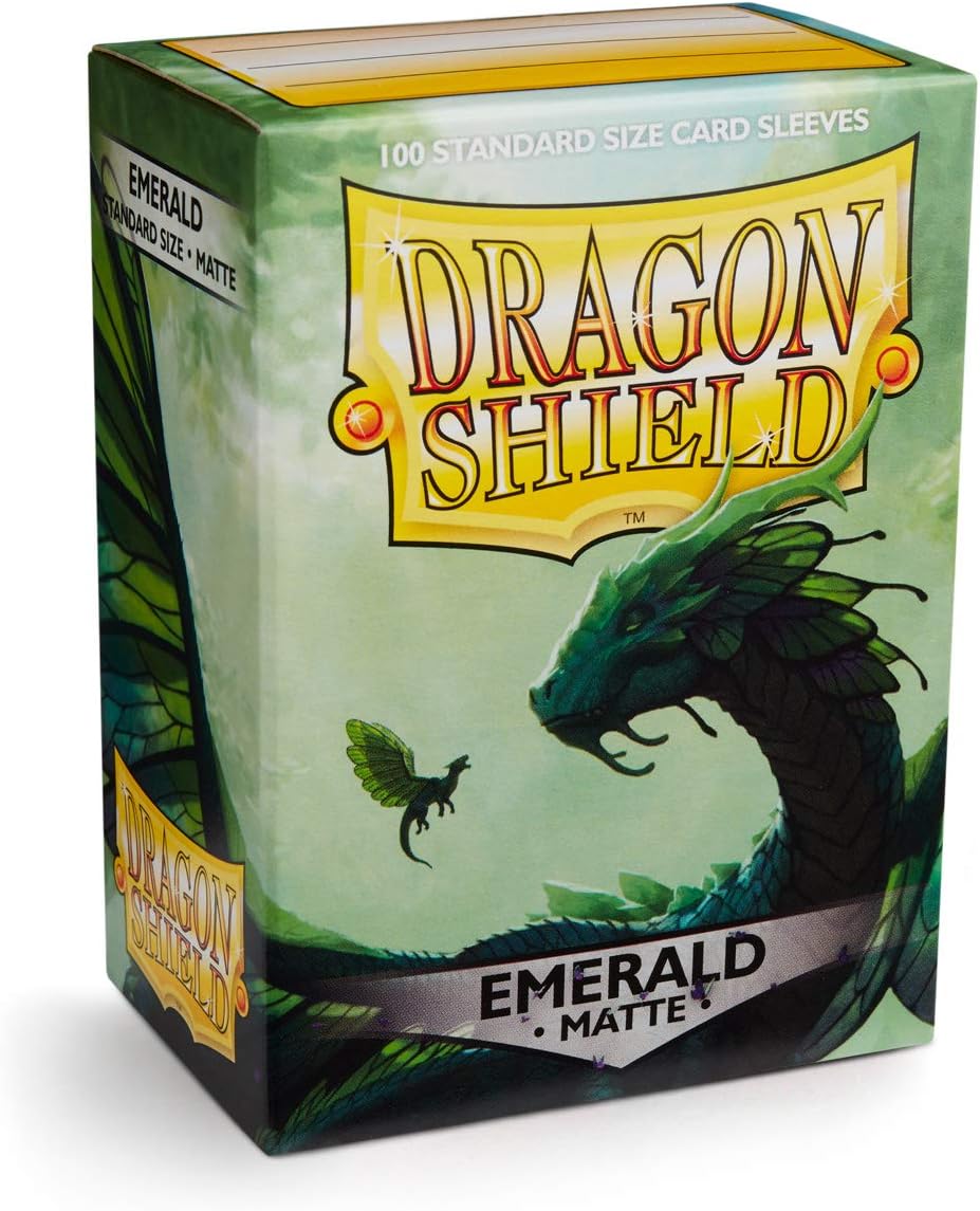 Dragon Shield Matte Emerald Art Sleeve - 100 Count Box by Arcane Tinmen 4