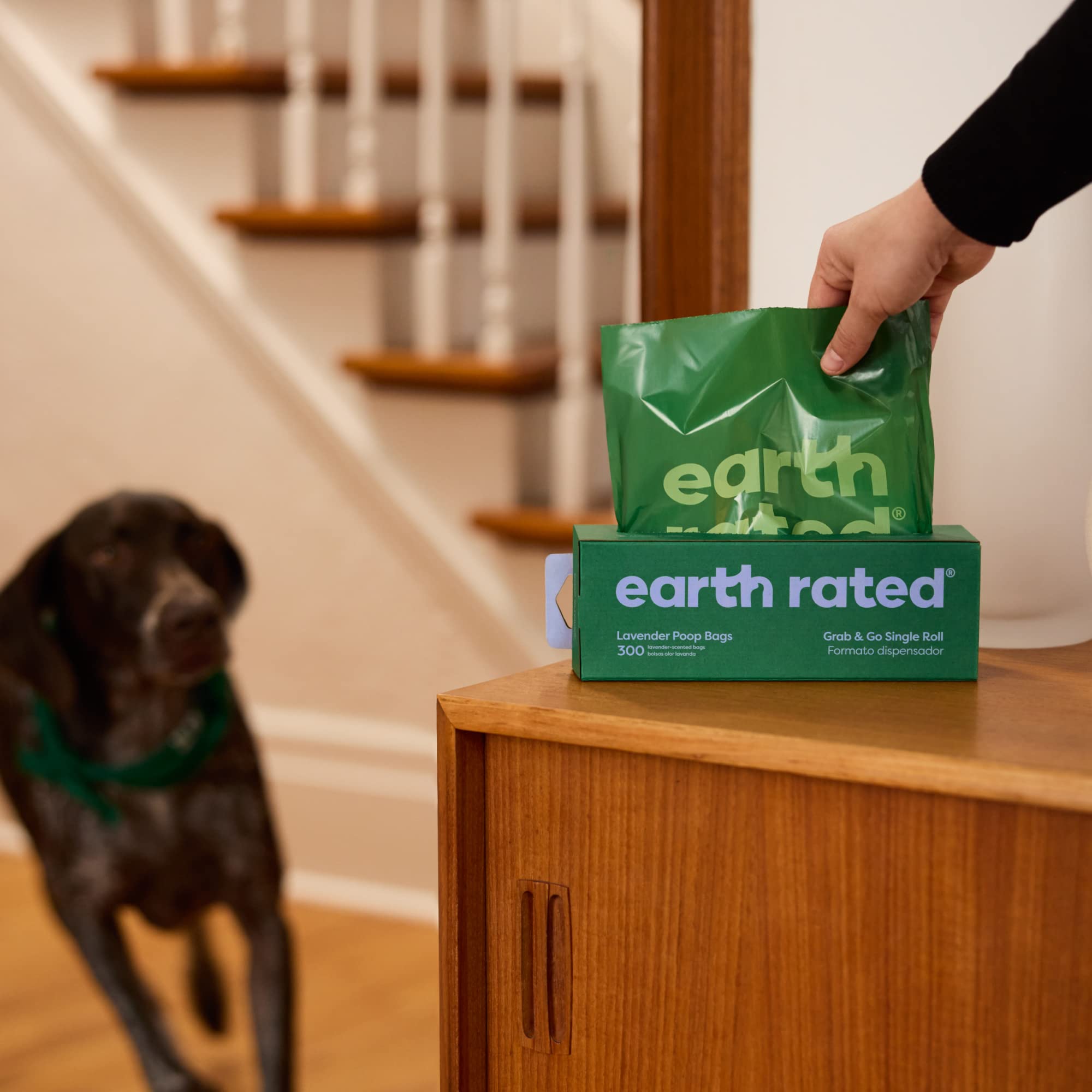 Earth Rated Dog Waste Bags - 300 Count Lavender Scented Roll | Recycled Plastic 7