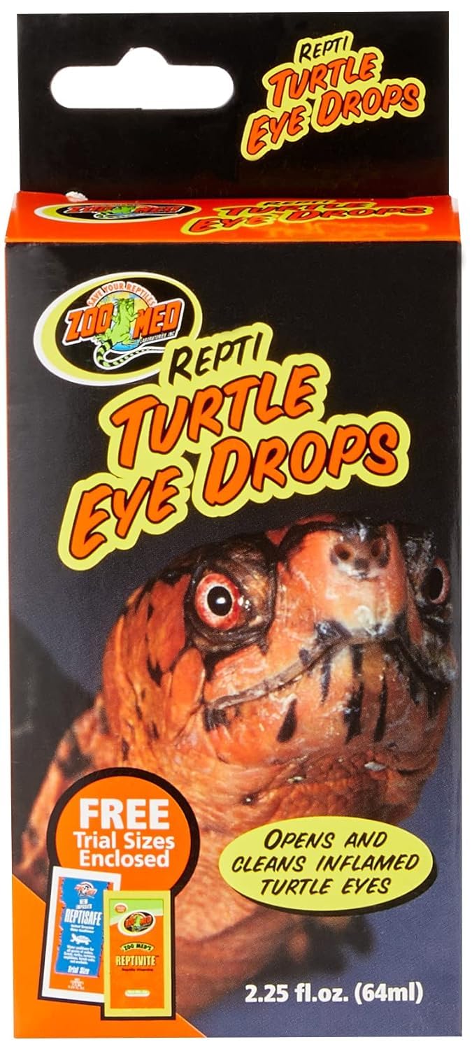 Zoo Med Repti Turtle Eye Drops for Reptiles and Turtles | Vitamin A Deficiency Prevention | 64 ml 1
