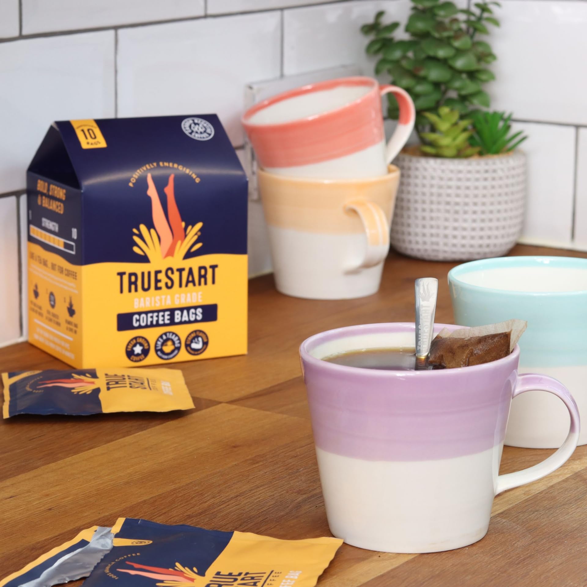 TrueStart Smooth Energising Colombian Arabica Coffee Bags – 30 Individually Wrapped, Mycotoxin-Free, Gluten-Free, Rich in Antioxidants 7