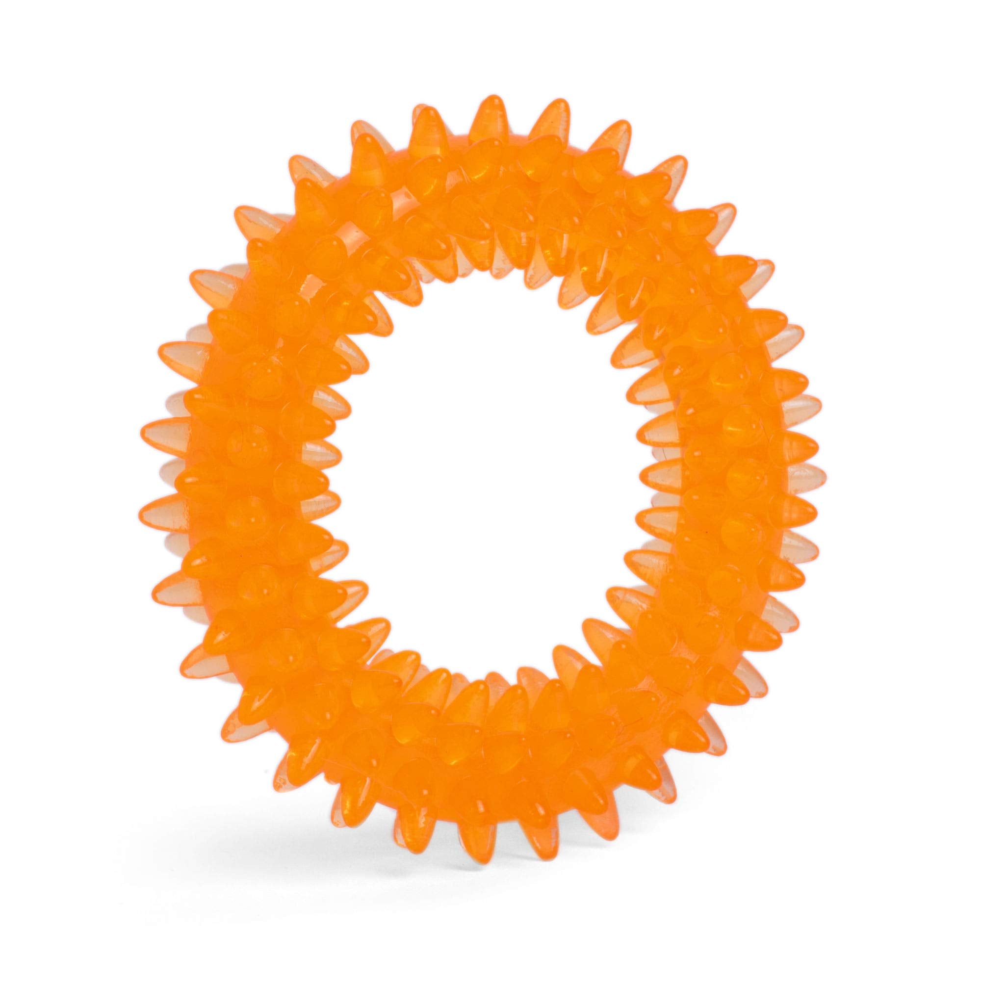 Petface Seriously Strong Dental Ring Dog Toy - Durable Chew Toy | Orange | Portable 5