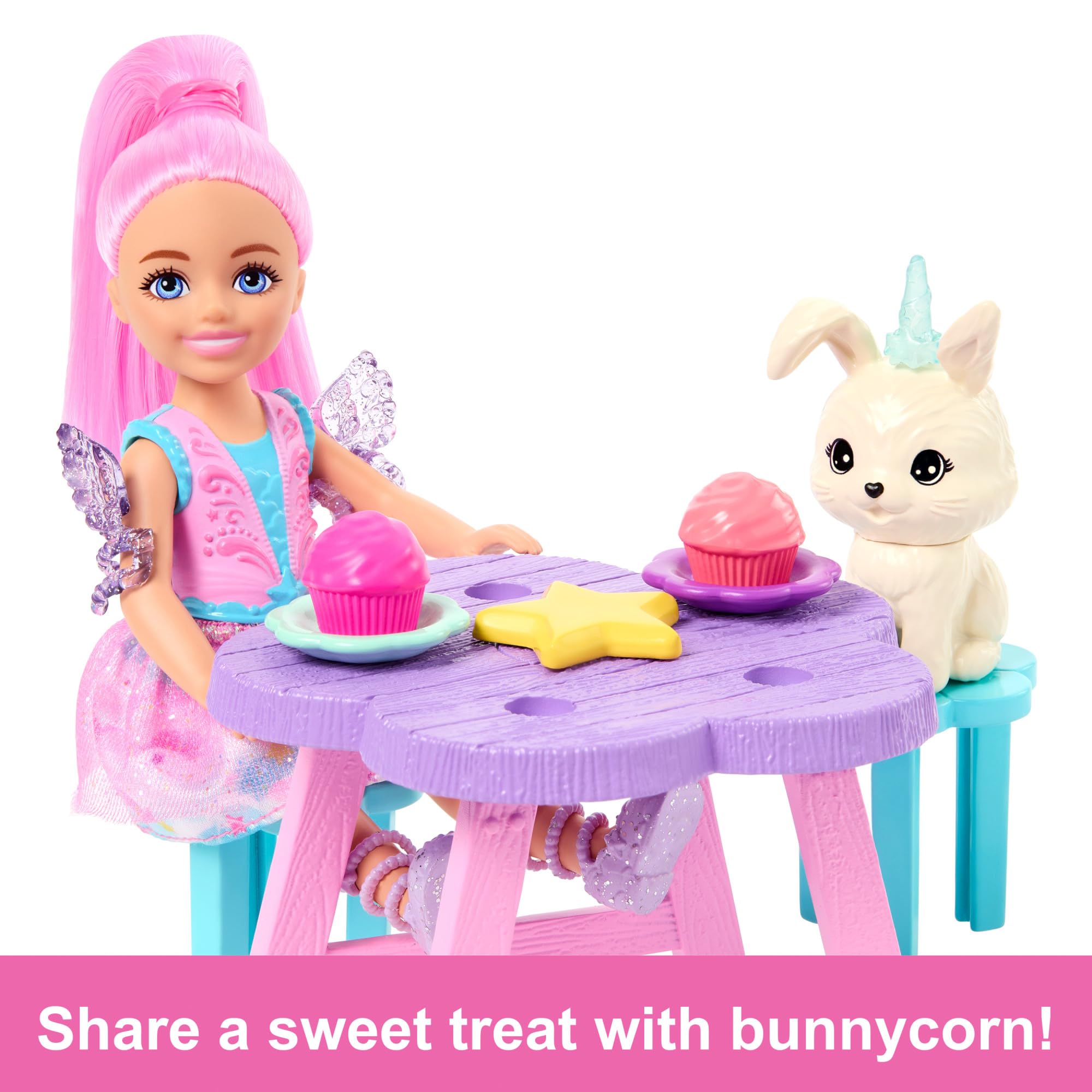 Barbie Chelsea Doll and Pegasus Playset - Color-Changing Mane, Star Slide | Ages 3+ 4