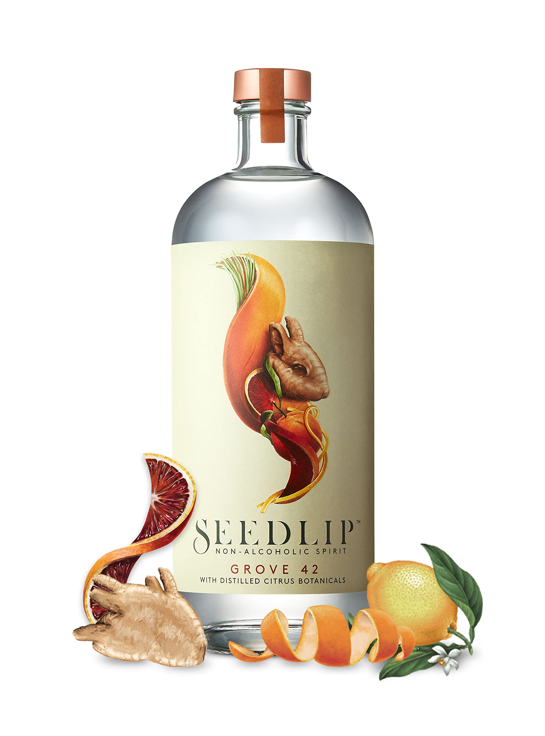 SEEDLIP Grove 42 Non-Alcoholic Spirit - Citrus Blend | 70cl | 0 Calories