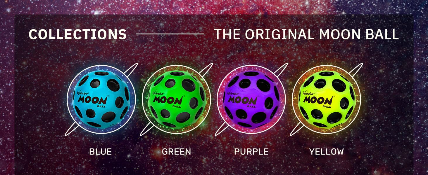 Waboba The Original Moon Ball - Hyper Bouncy Ball | Yellow | 68g 3