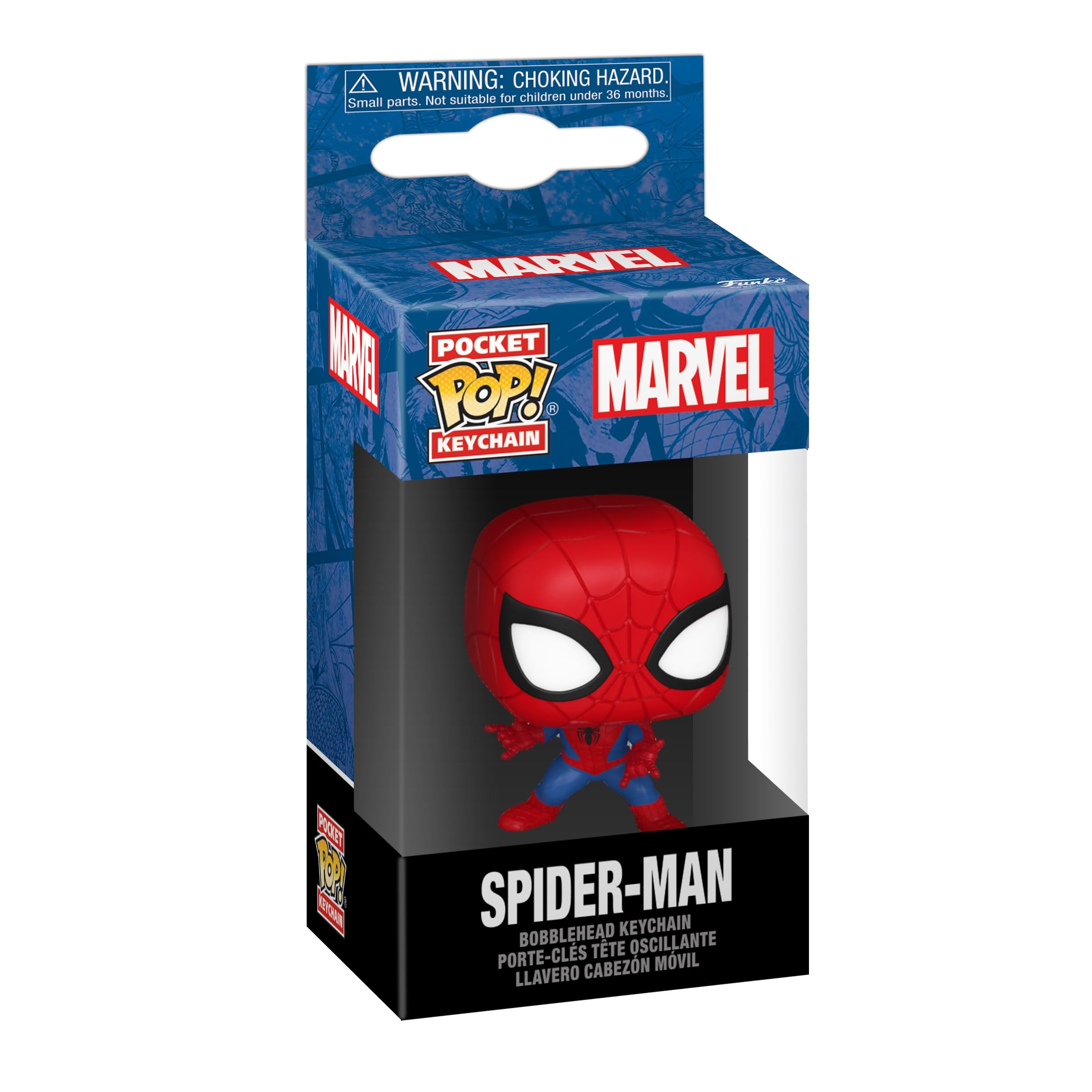 Funko Pop! Keychain: Marvel Comics - Spider-Man Vinyl Figure 9