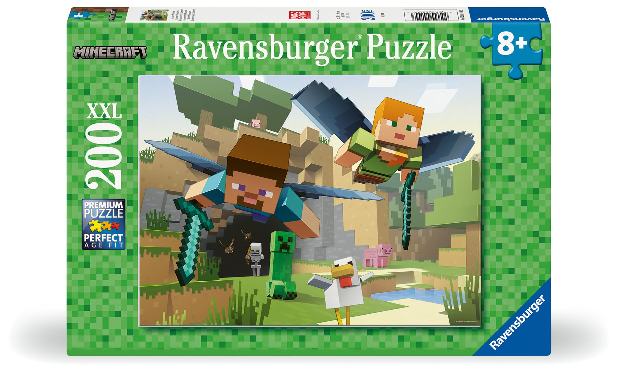 Ravensburger Minecraft 200 Piece Jigsaw Puzzle for Kids Age 8+ | XXL Pieces | 49 x 36cm 6