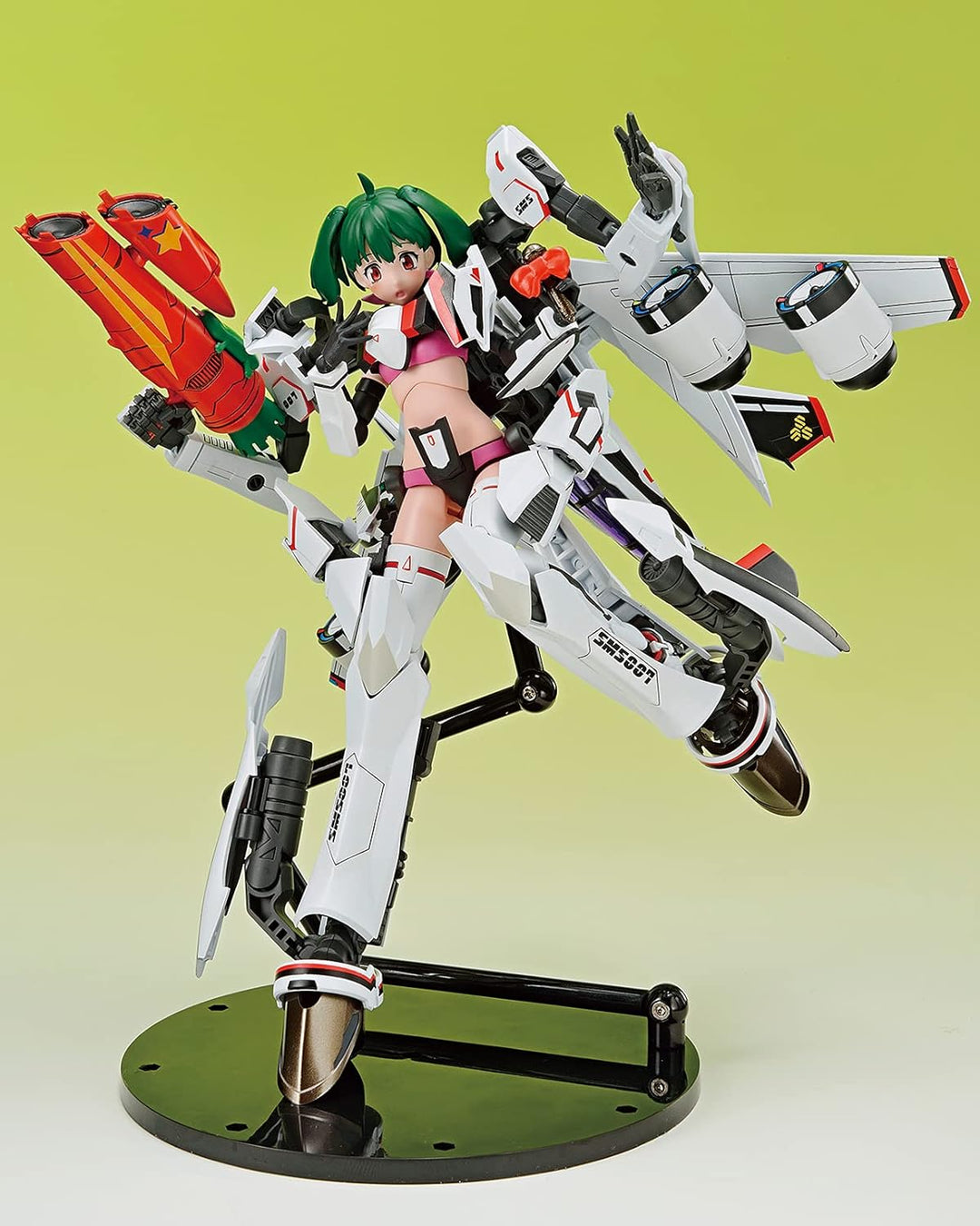 GOOD SMILE Aoshima - Macross F VF-25F Messiah Ranka Lee Plastic Model Kit - Anime Series Collectible for Ages 15+