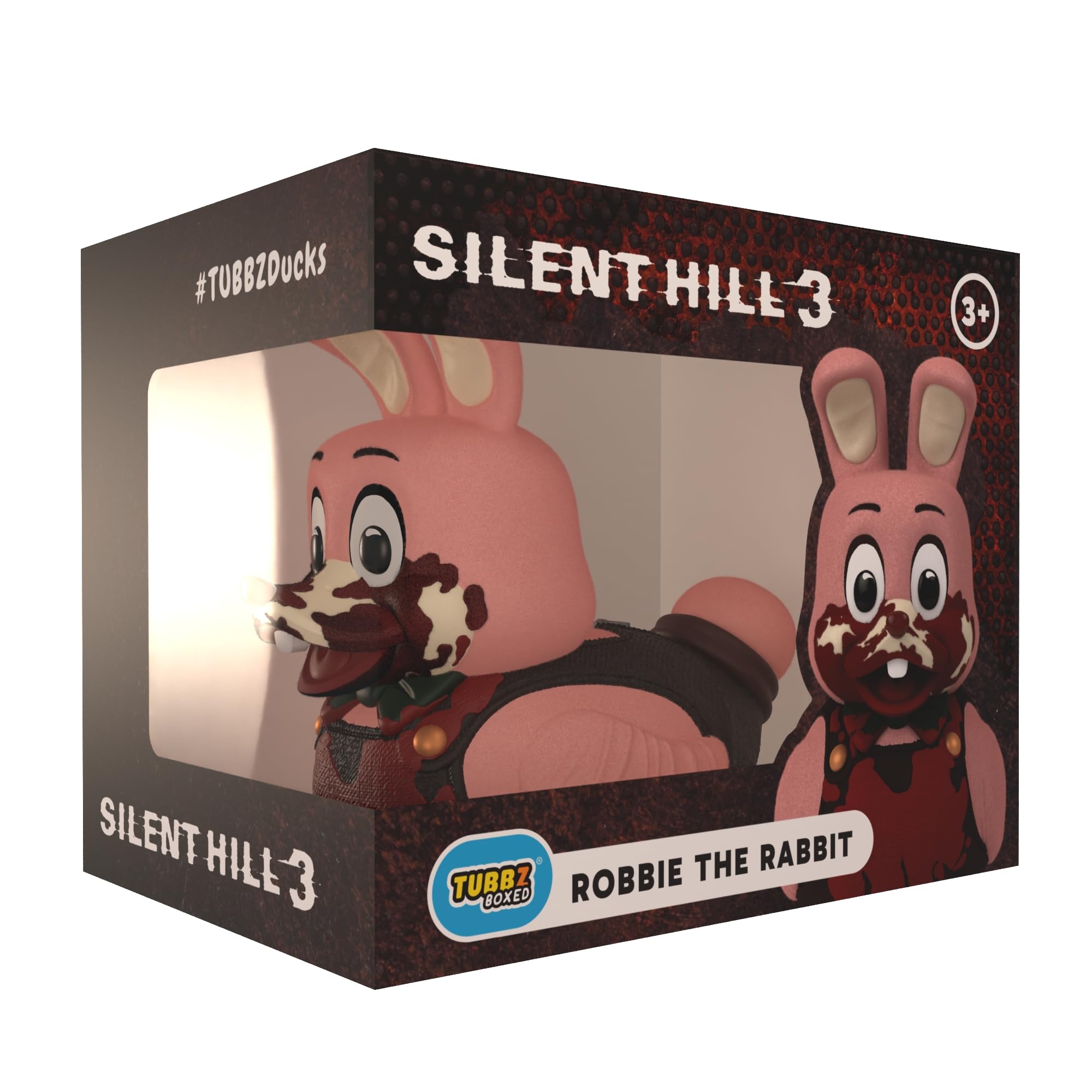 TUBBZ Silent Hill Robbie the Rabbit Cosplaying Rubber Duck Collectible Figure | 9cm Tall