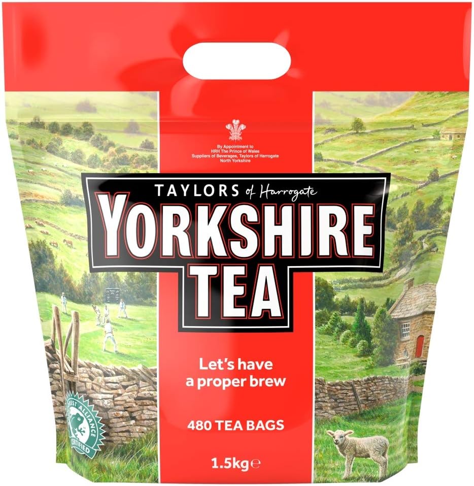 Yorkshire Tea 480 Bags - Ethically Sourced Black Tea Blend
