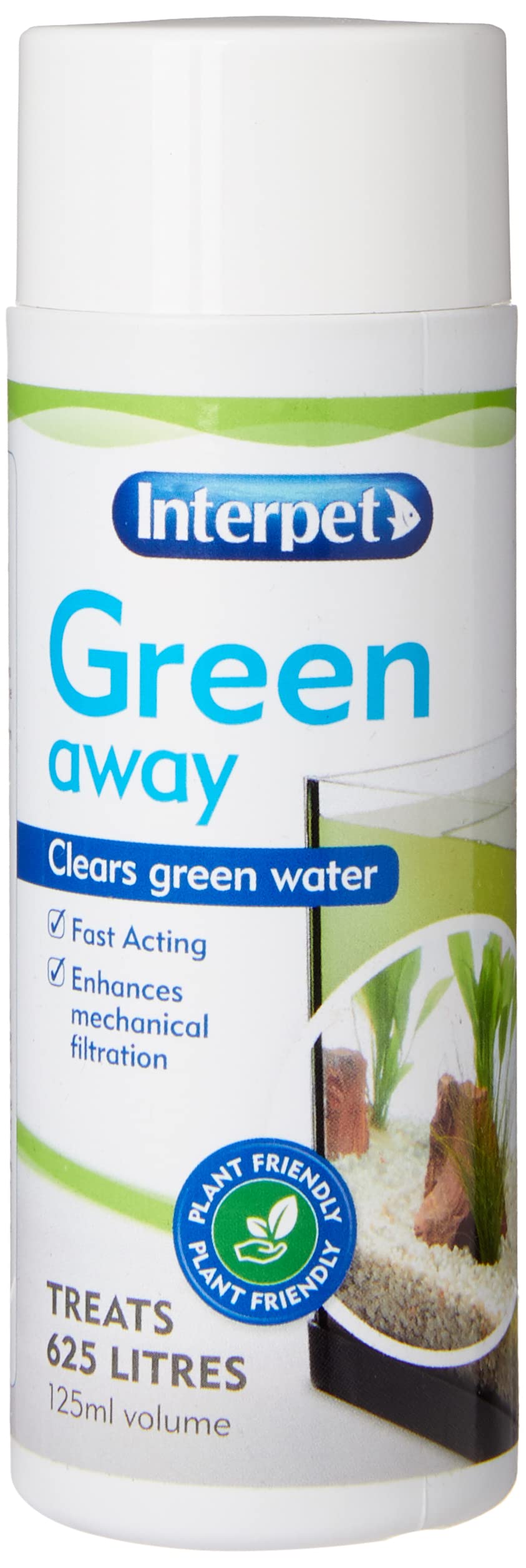 Interpet Green Away Aquarium Water Treatment - Fast Acting Algae Control | Plant Friendly | 125 ml 1